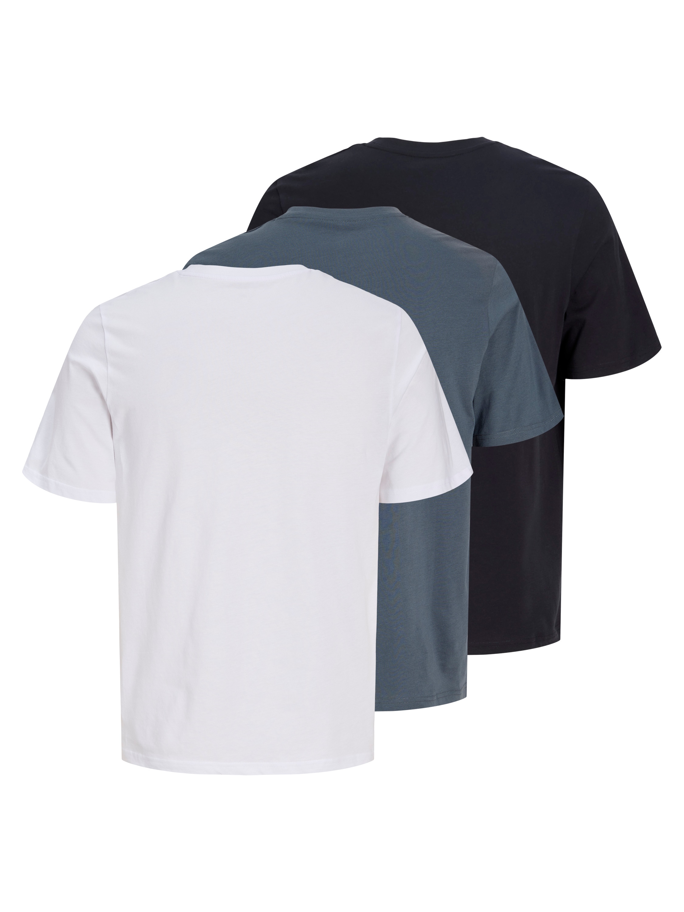 Jack & Jones T-Shirt »JJMUNK TEE SS CREW NECK 3PK MP« Packung, 3 aus Baumwolle, normale Passform, mit Rundhalsausschnitt