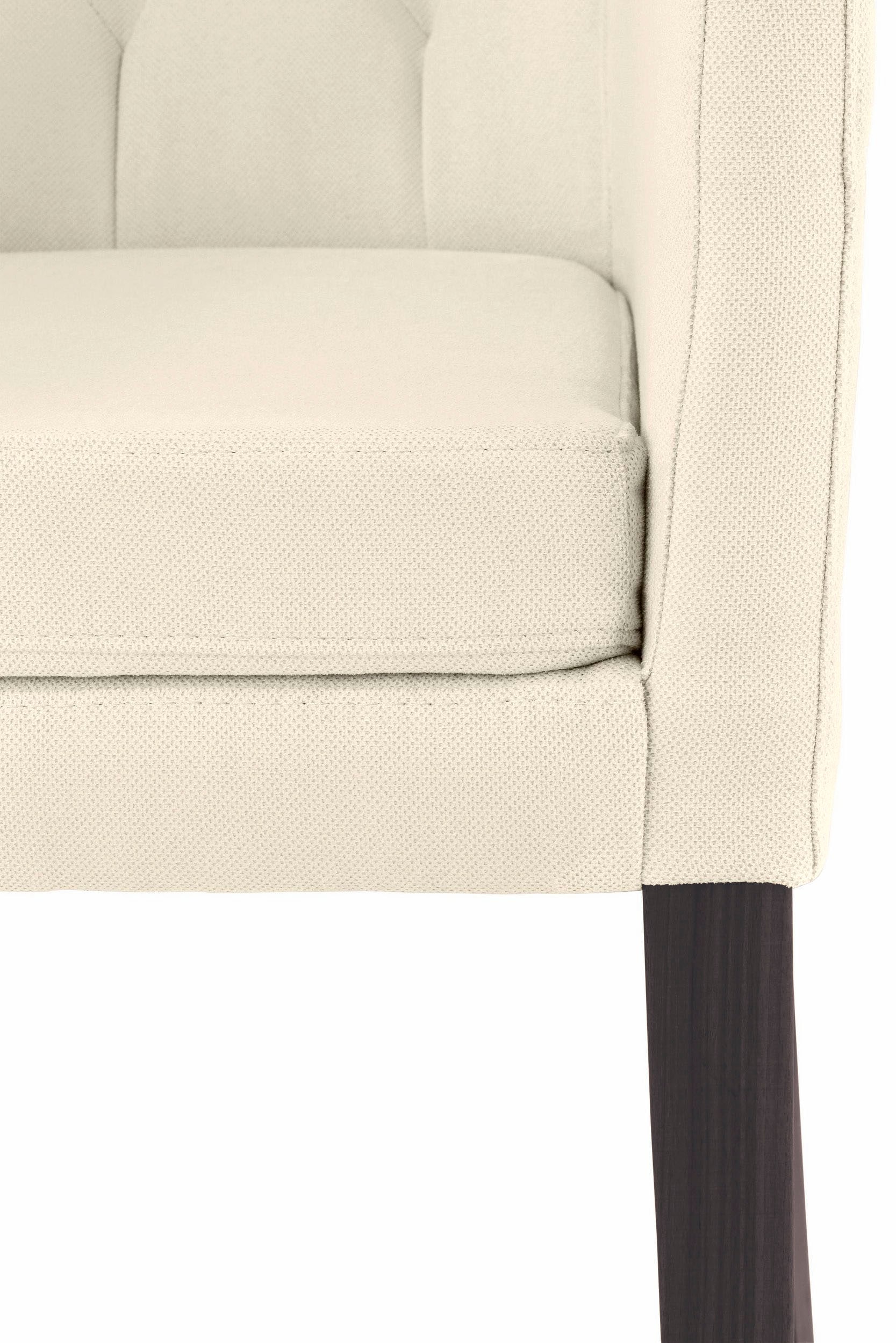 Home affaire Armlehnstuhl »Colorado«, 1 St., Luxus-Microfaser, Beine aus massiver Buche, wengefarben lackiert
