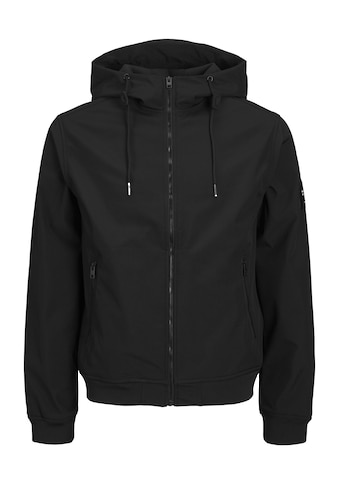 Softshelljacke »JJEBASIC SOFTSHELL HOOD NOOS PLS«, mit Kapuze