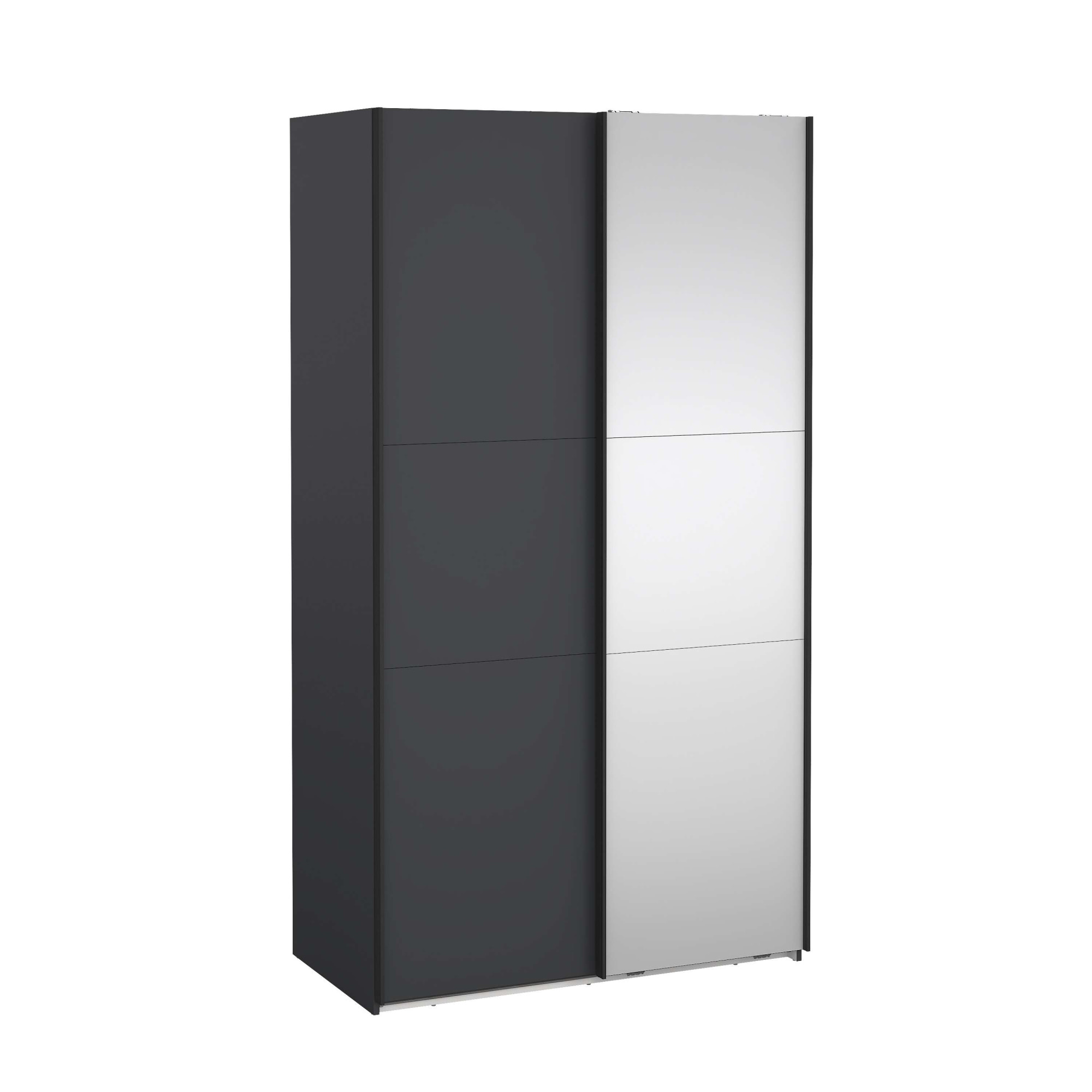 Home affaire Schwebetürenschrank »Como, Kleiderschrank, Schlafzimmerschrank« 1 Schwebetür, 1 Spiegelschiebetür, Kleiderstange, Einlegeboden