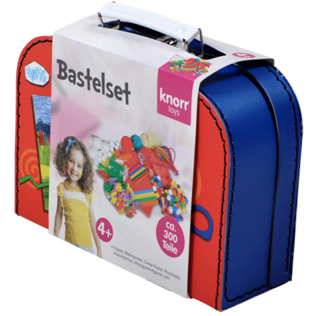 Knorrtoys® Kreativset »Bastelkoffer Arts & Crafts«, (Set, 300 tlg.)