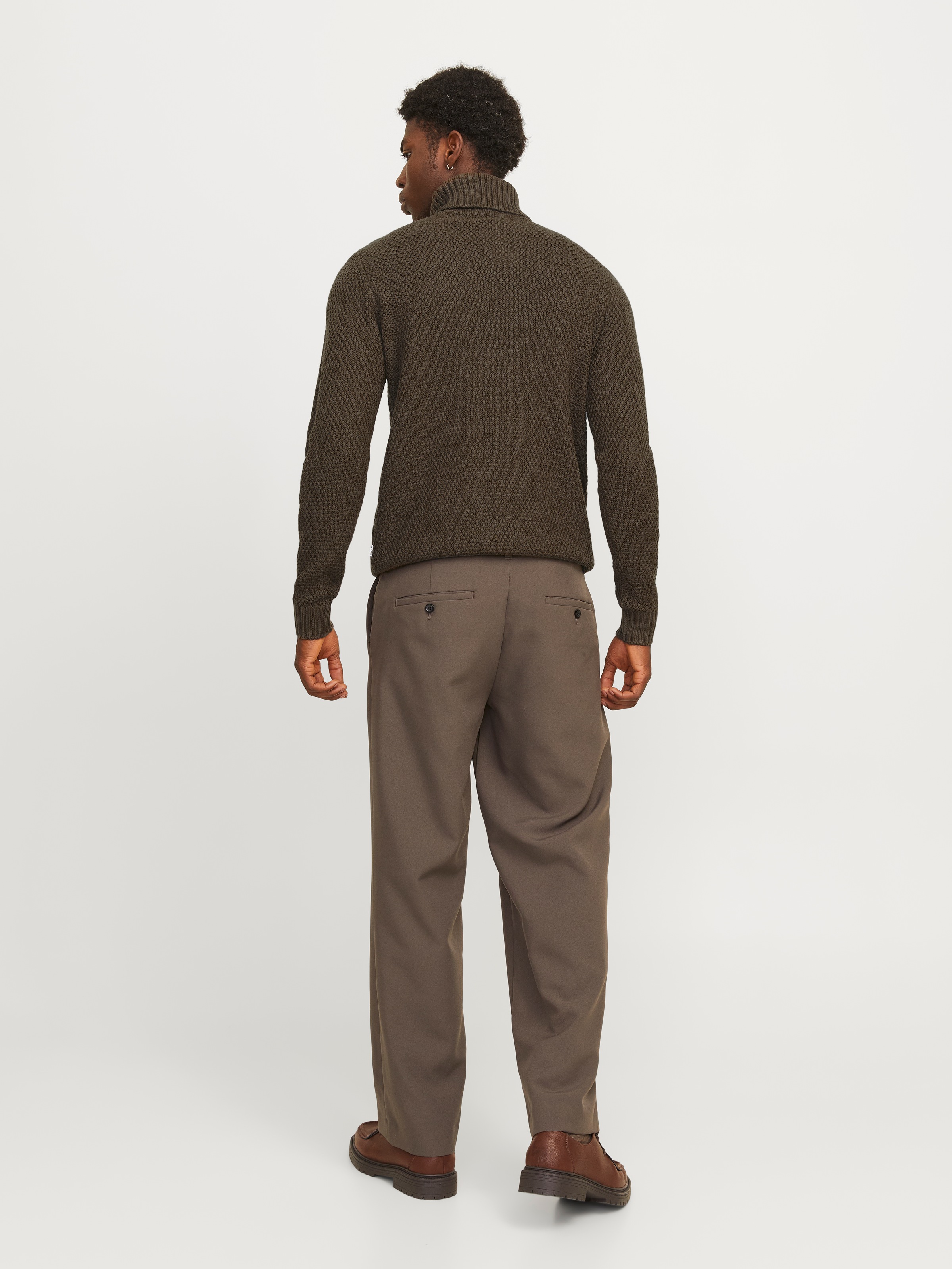 Jack & Jones Rollkragenpullover »JJCRAIG KNIT ROLL NECK AW24«, mit Zopfmuster