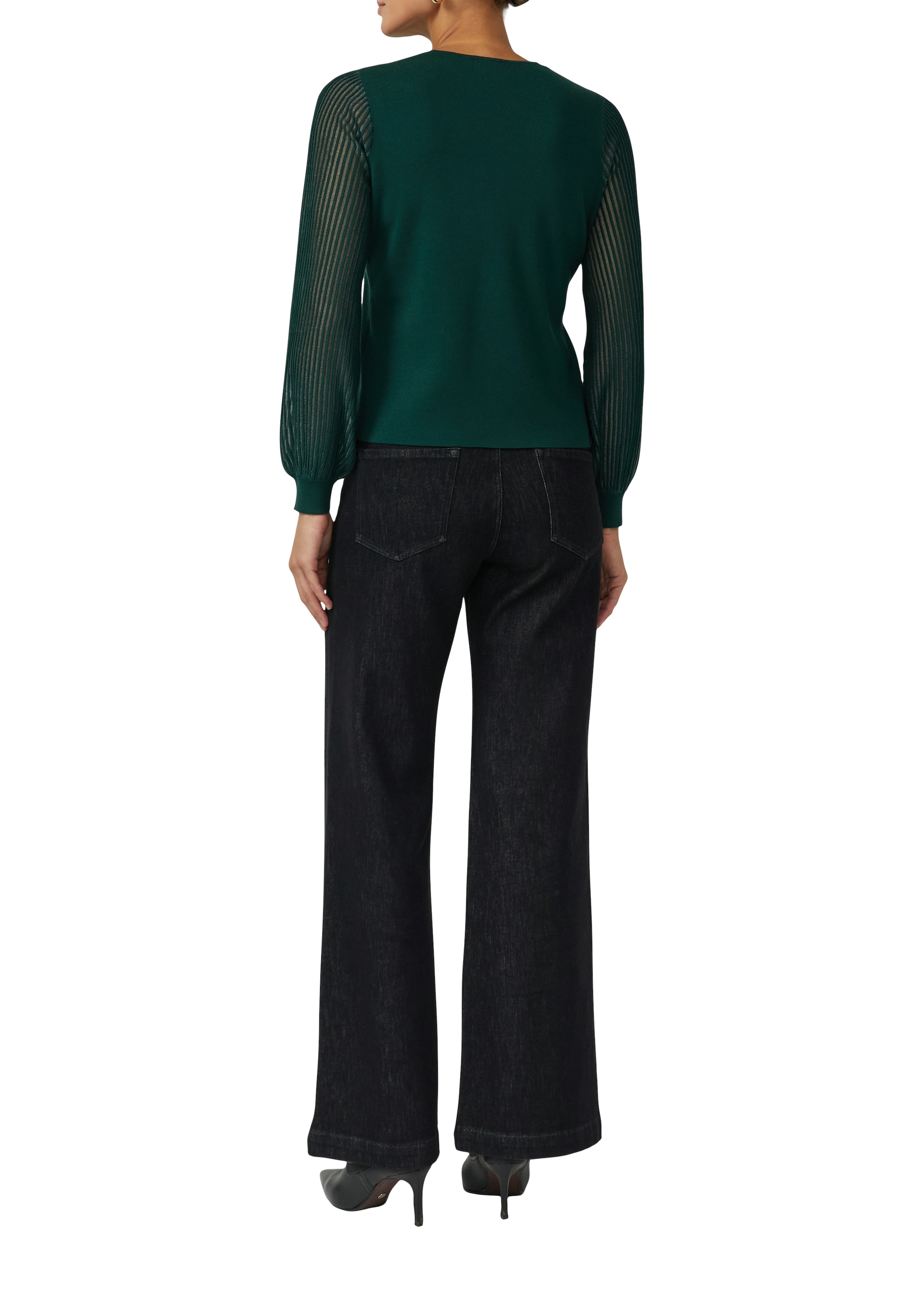 s.Oliver BLACK LABEL Strickpullover mit V-Ausschnitt