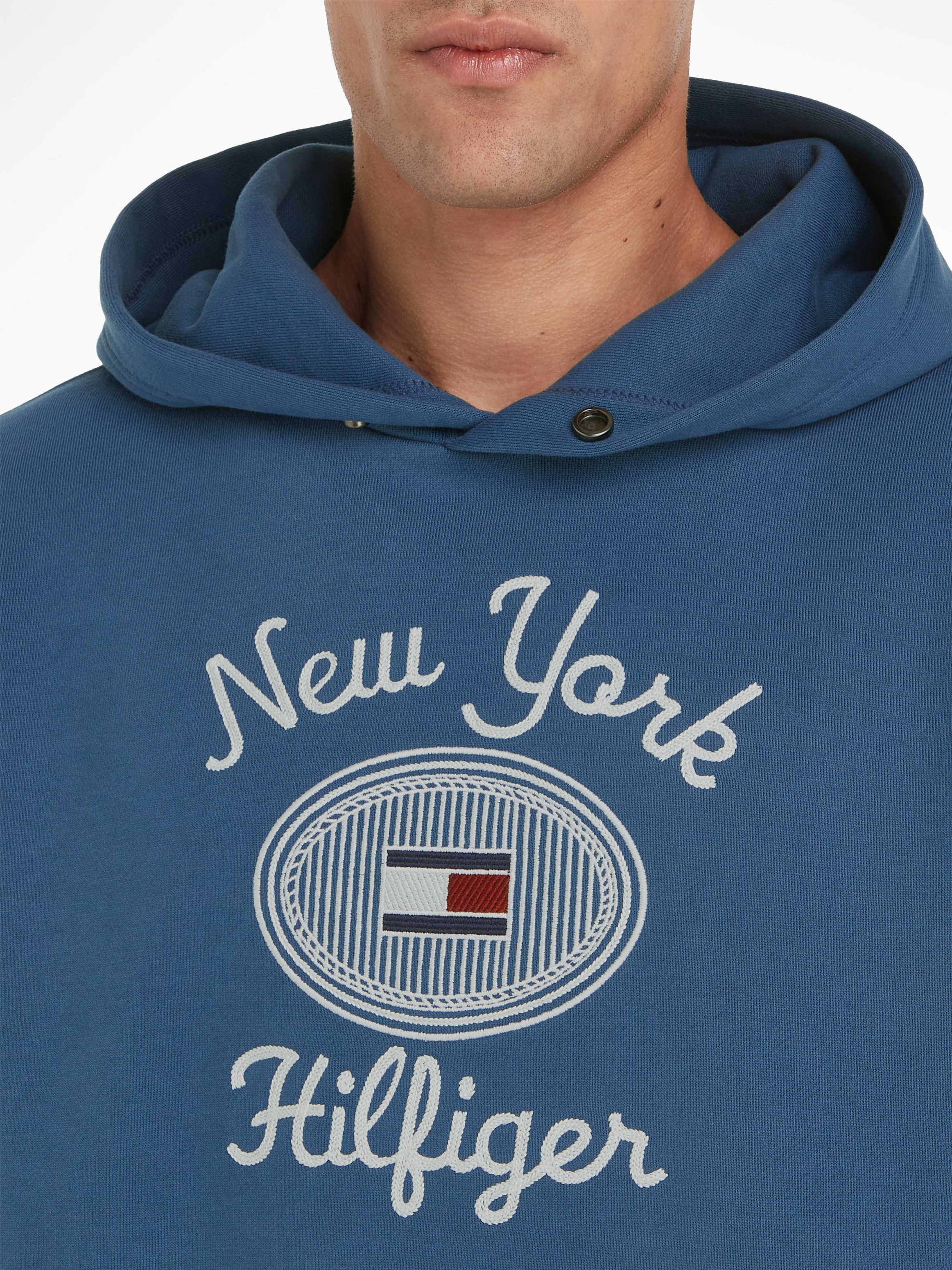 Tommy Hilfiger Hoodie »HILFIGER NY HOODY«, mit kontrastfarbenen Print