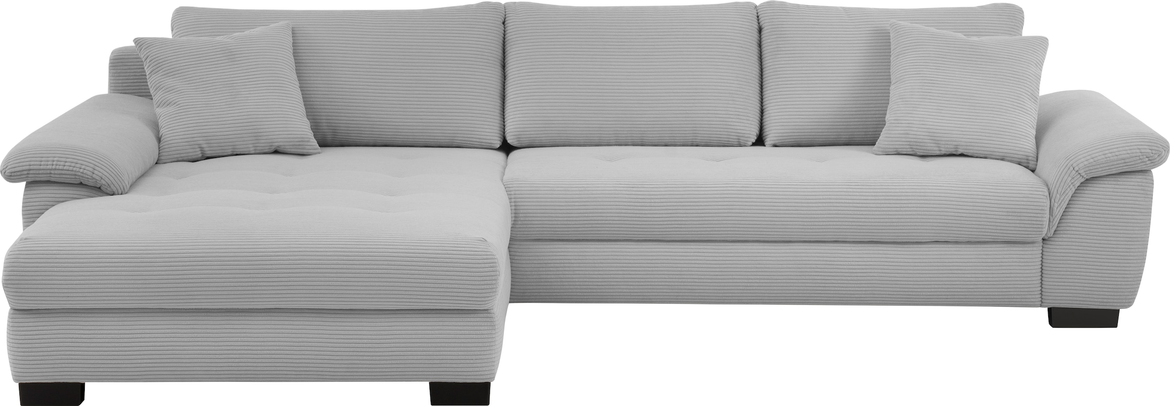 Mr. Couch Ecksofa »Dario, L-Form, mit Bett und Bettkasten« wahlweise mit Kaltschaum