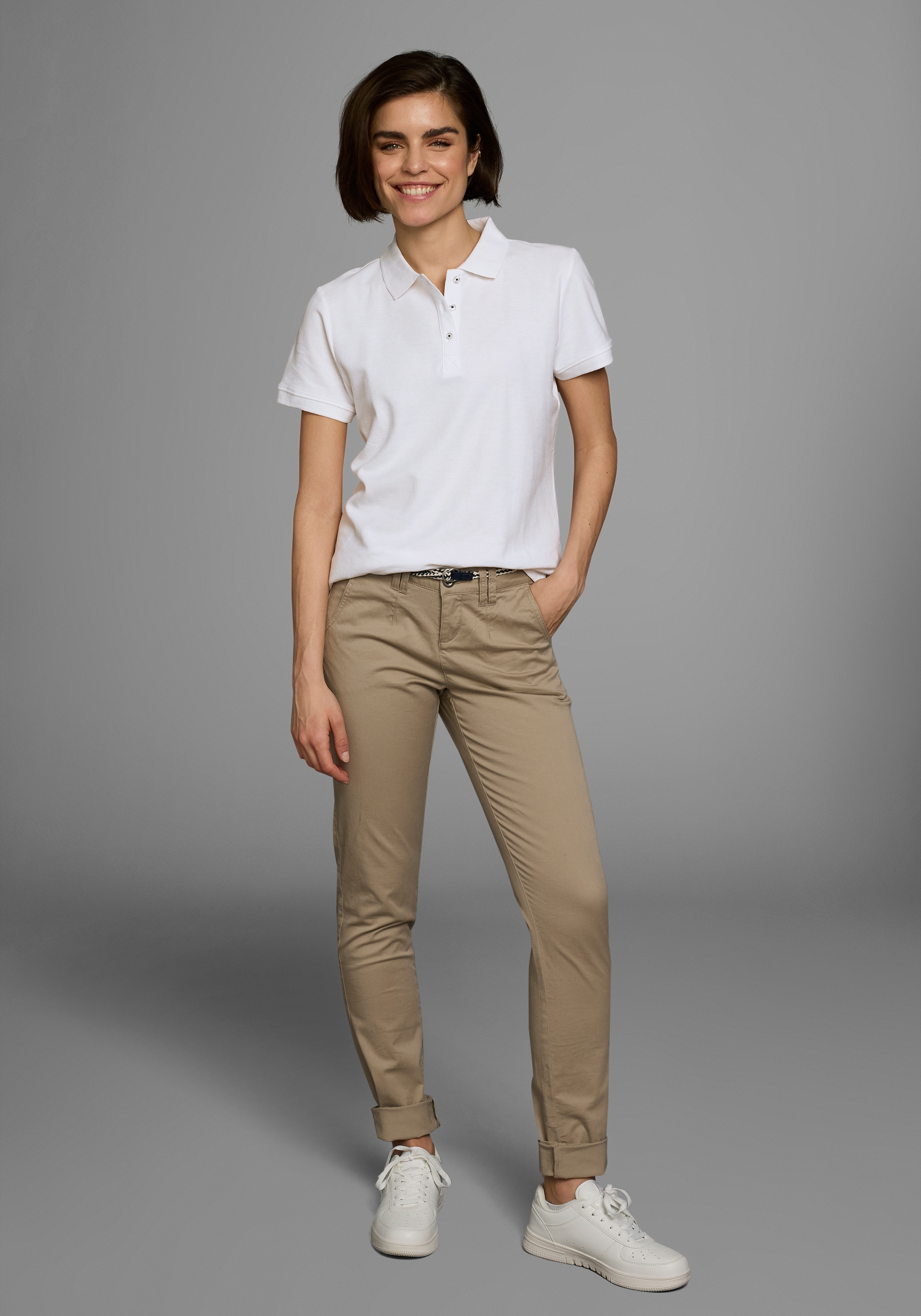 Eastwind Poloshirt, (Packung, 2 tlg., 2er-Pack), Kurzarm, figurumschmeichelnder Schnitt, Polokragen