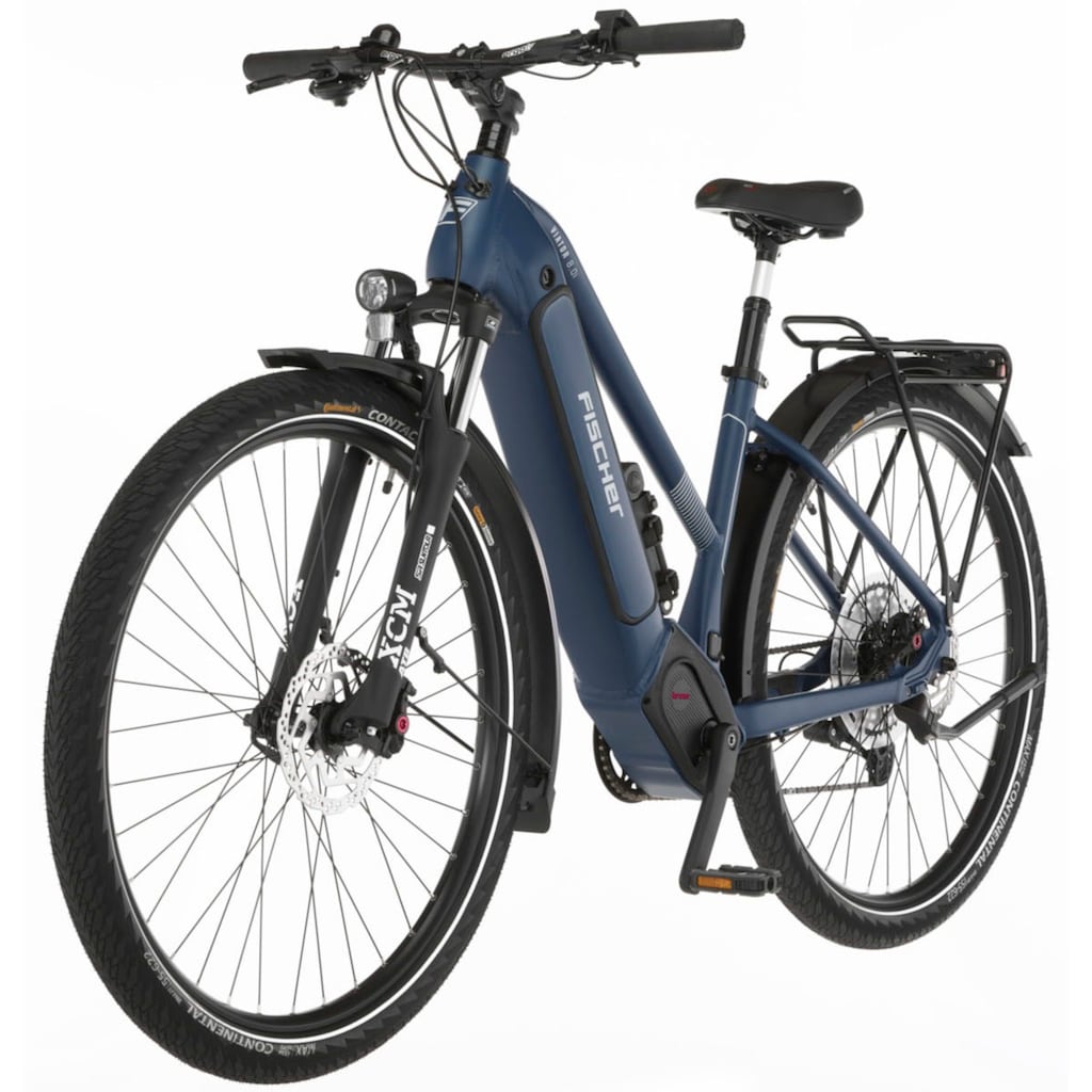 FISCHER Fahrrad E-Bike »VIATOR 8.0i Damen«, 12 Gang, SRAM, Eagle SX, Mittelmotor 250 W, (mit Faltschloss)