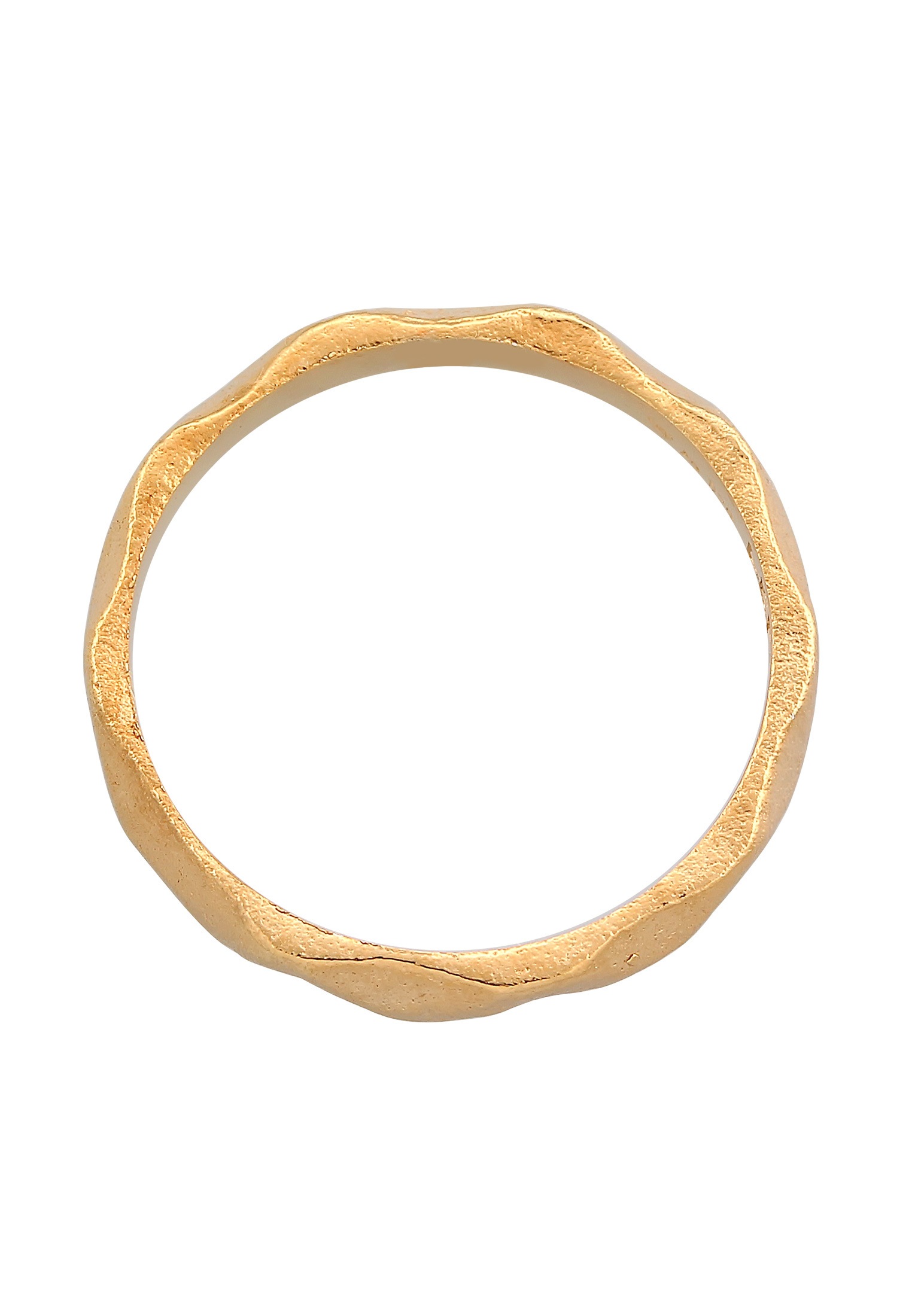 HAZE & GLORY Silberring »Ring Basic Bandring - Babylon gehämmert 925 Silber«