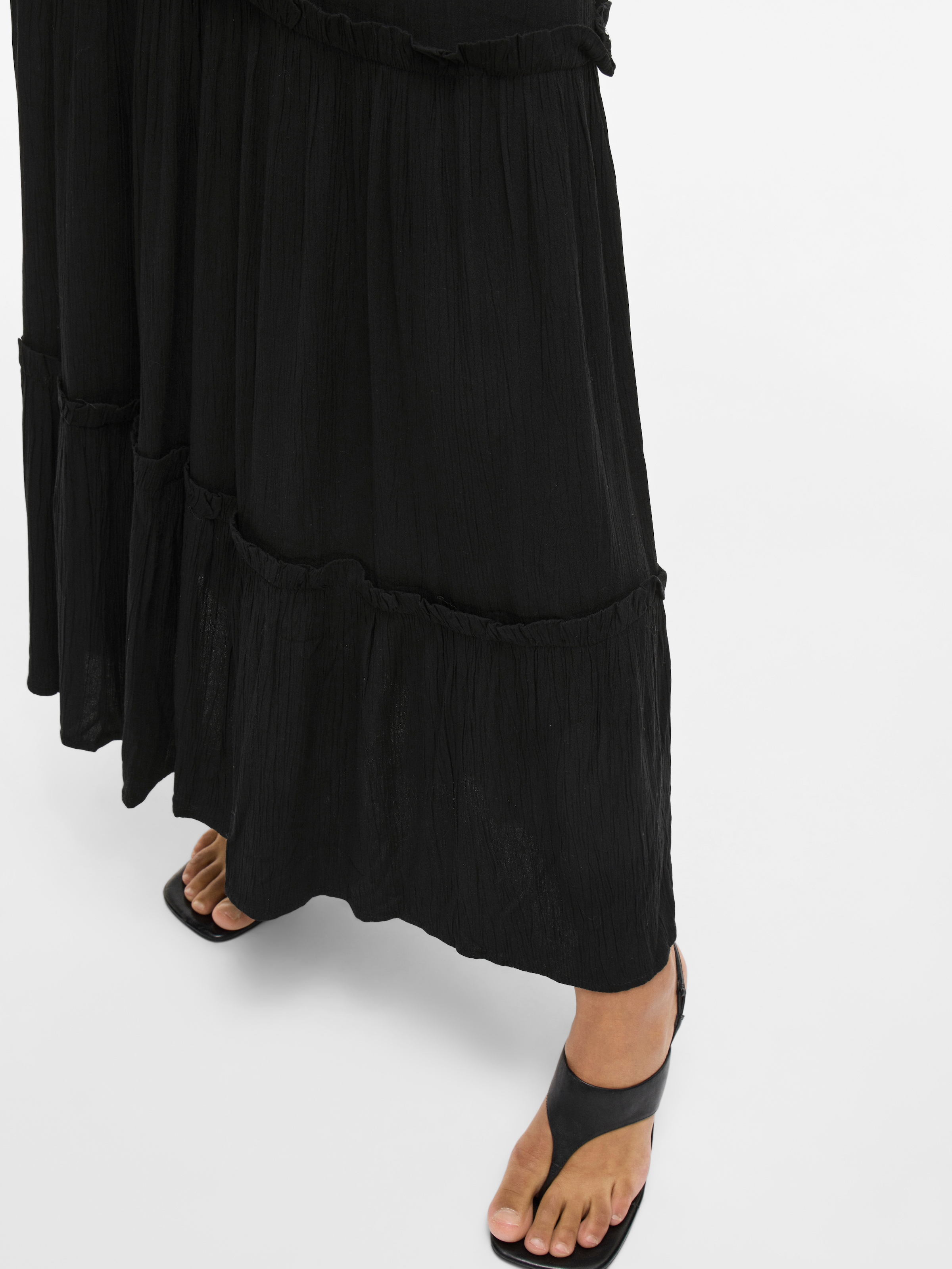 Vila Maxirock »VIMESA HW MAXI SKIRT - NOOS« mit Rüschen