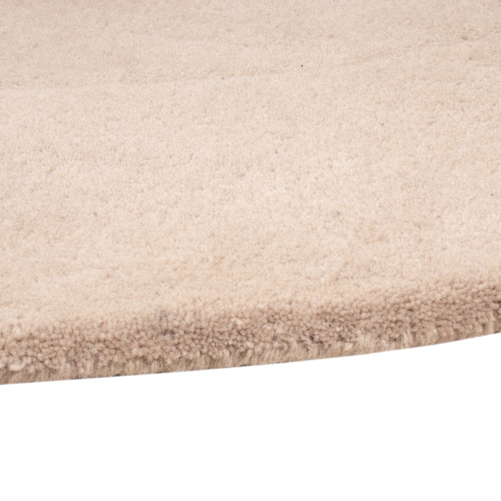 morgenland Wollteppich »Wollteppich - Opuence - oval«, oval, 1 mm Höhe, Sehr weicher Flor
