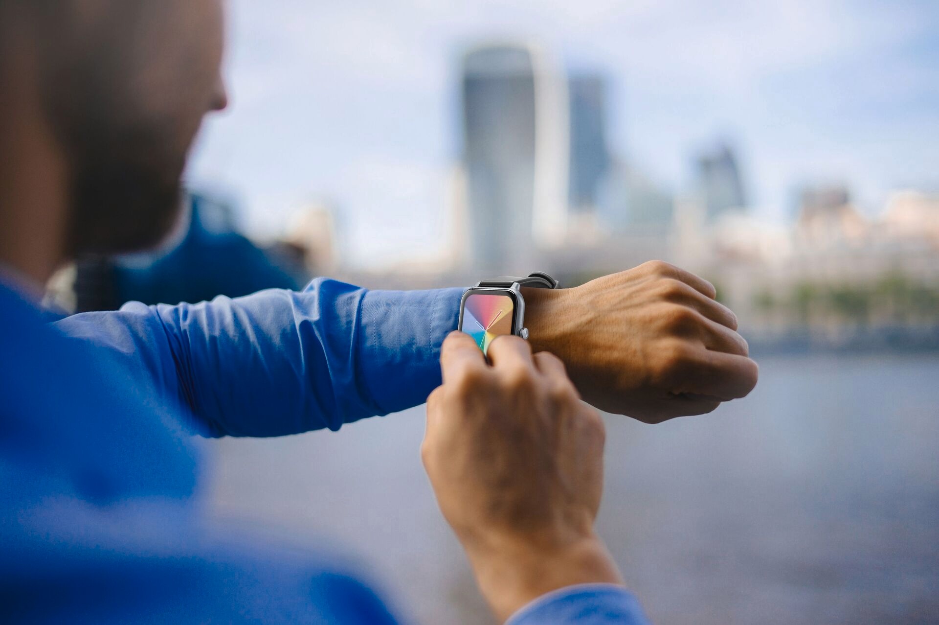 Cellularline Smartwatch »Bluetooth Smartwatch ION«, (4,65 cm / 1,83 Zoll), Proprietär, 0 GB