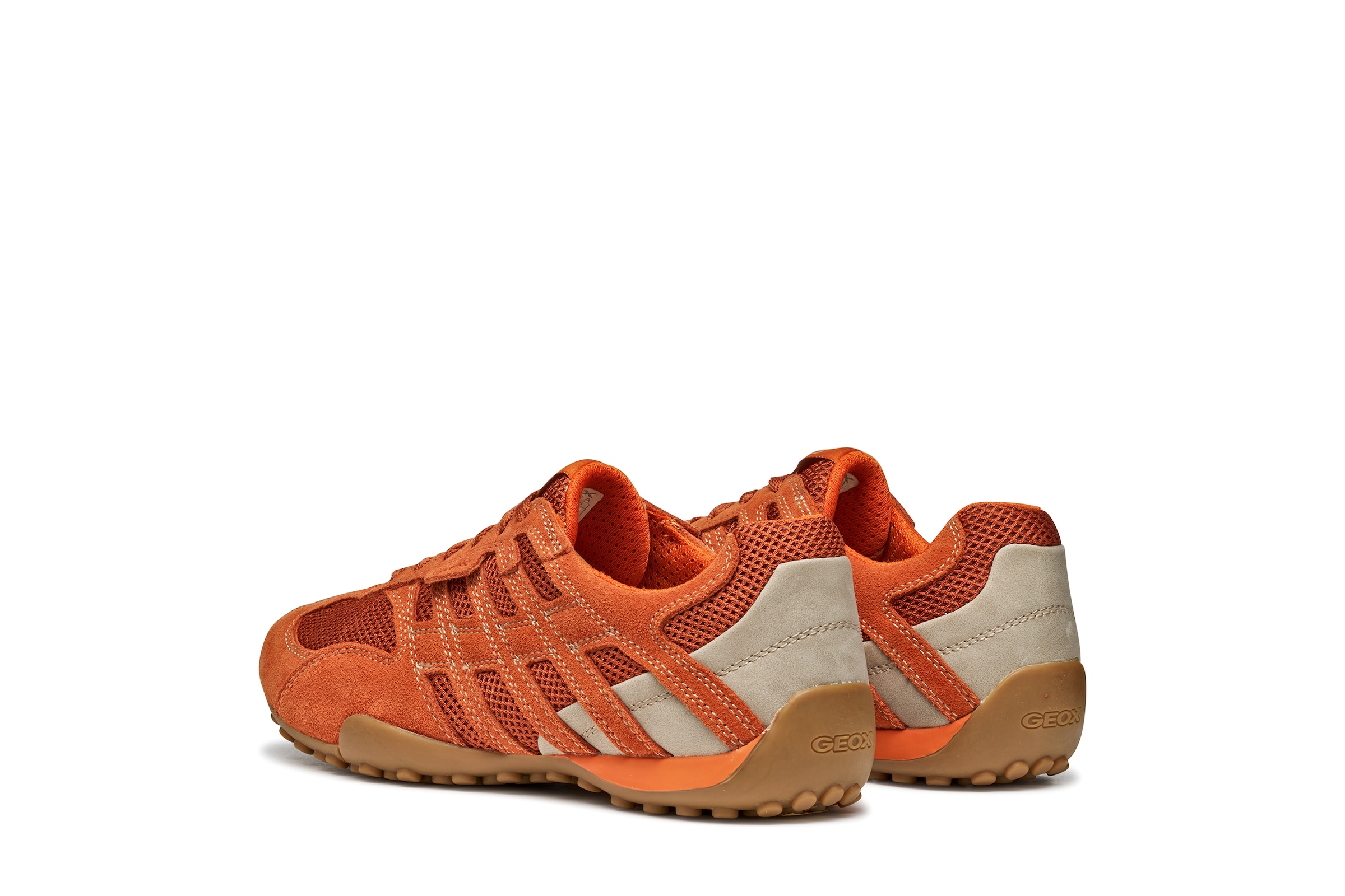 Geox Schnürschuh »U SNAKE ORIGINAL«  , Schnürschuh, Freizeitschuh, Trekking Sneaker mit Lederinnensohle