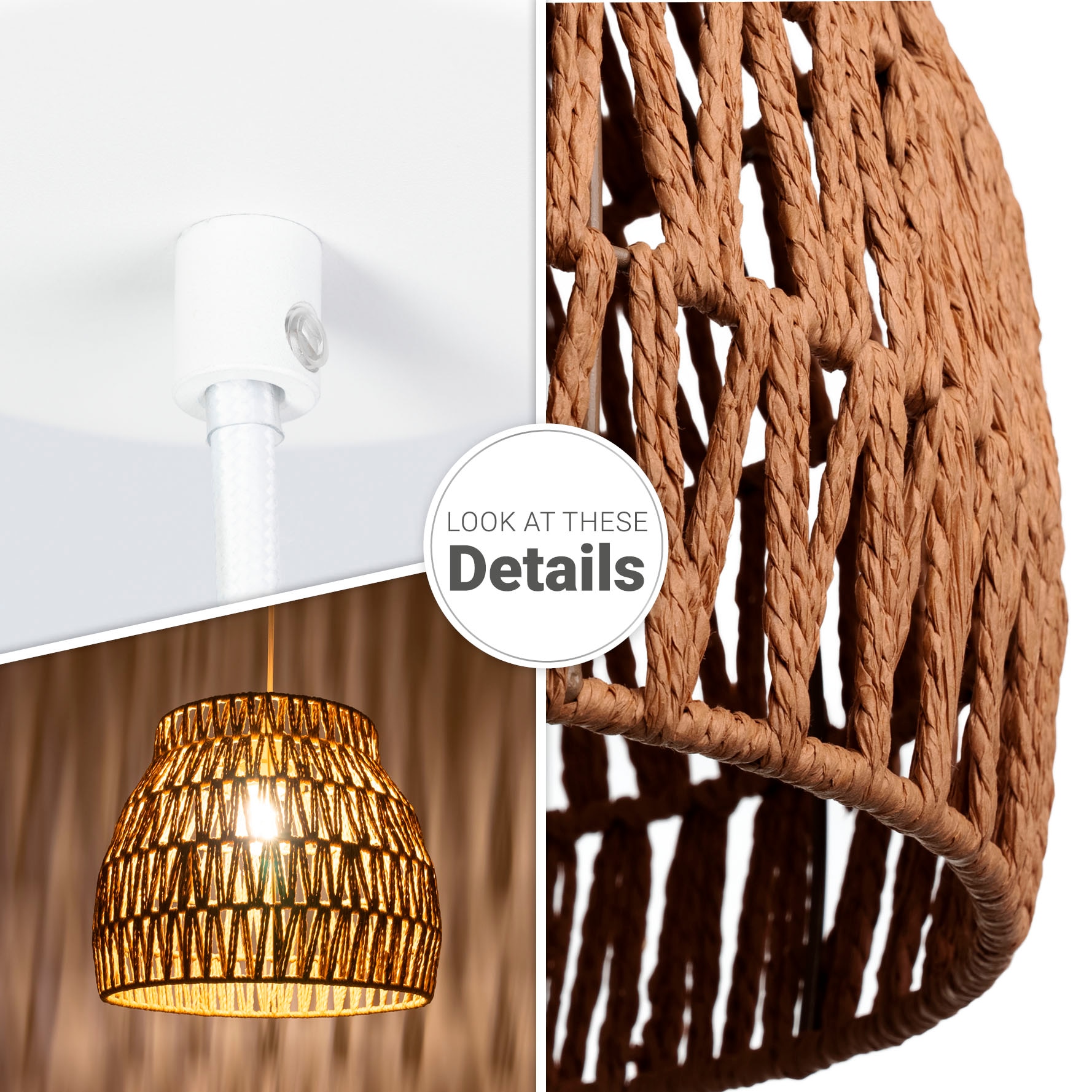 Paco Home Pendelleuchte »HUGO PD1«, 1 flammig, Leuchtmittel E27 | ohne Leuchtmittel