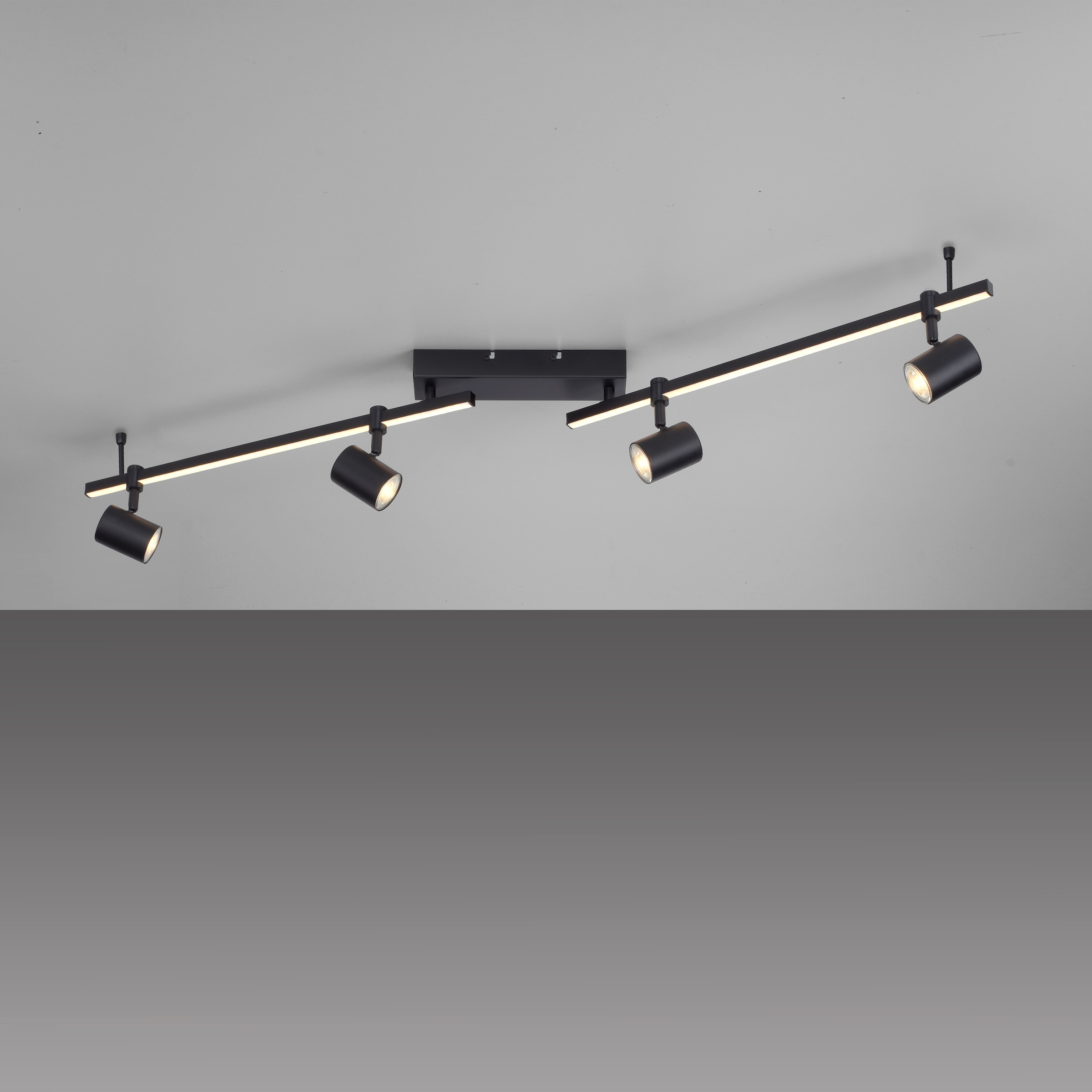 Paul Neuhaus LED Deckenleuchte »BARIK«, separat steuerbar, inkl. Leuchtmittel 4 x GU10 / 4,50Watt