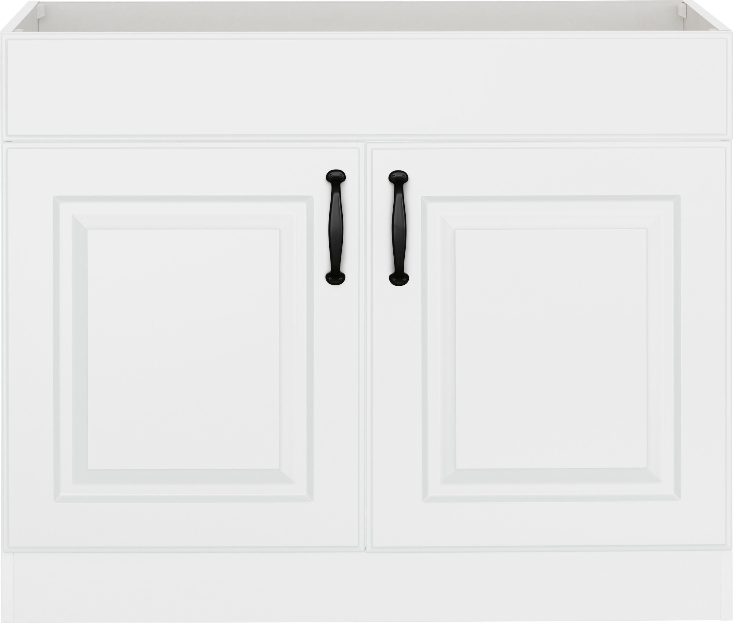 wiho Küchen Spülenschrank »Erla«, 100 cm breit mit Kassettenfront, ohne Arbeitsplatte