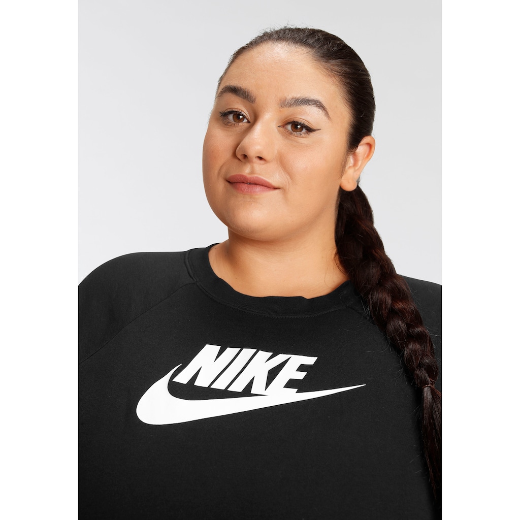 Nike Sportswear Sweatshirt »ESSENTIAL WOMENS FLEECE CREW (PLUS SIZE)«
