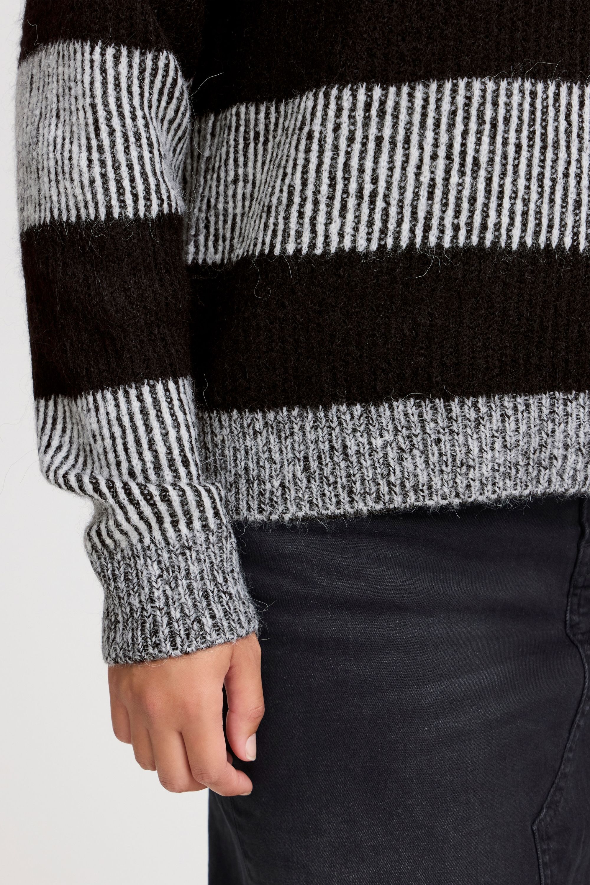Ichi Strickfleece-Pullover »Strickpullover IHKAMARA LS13«