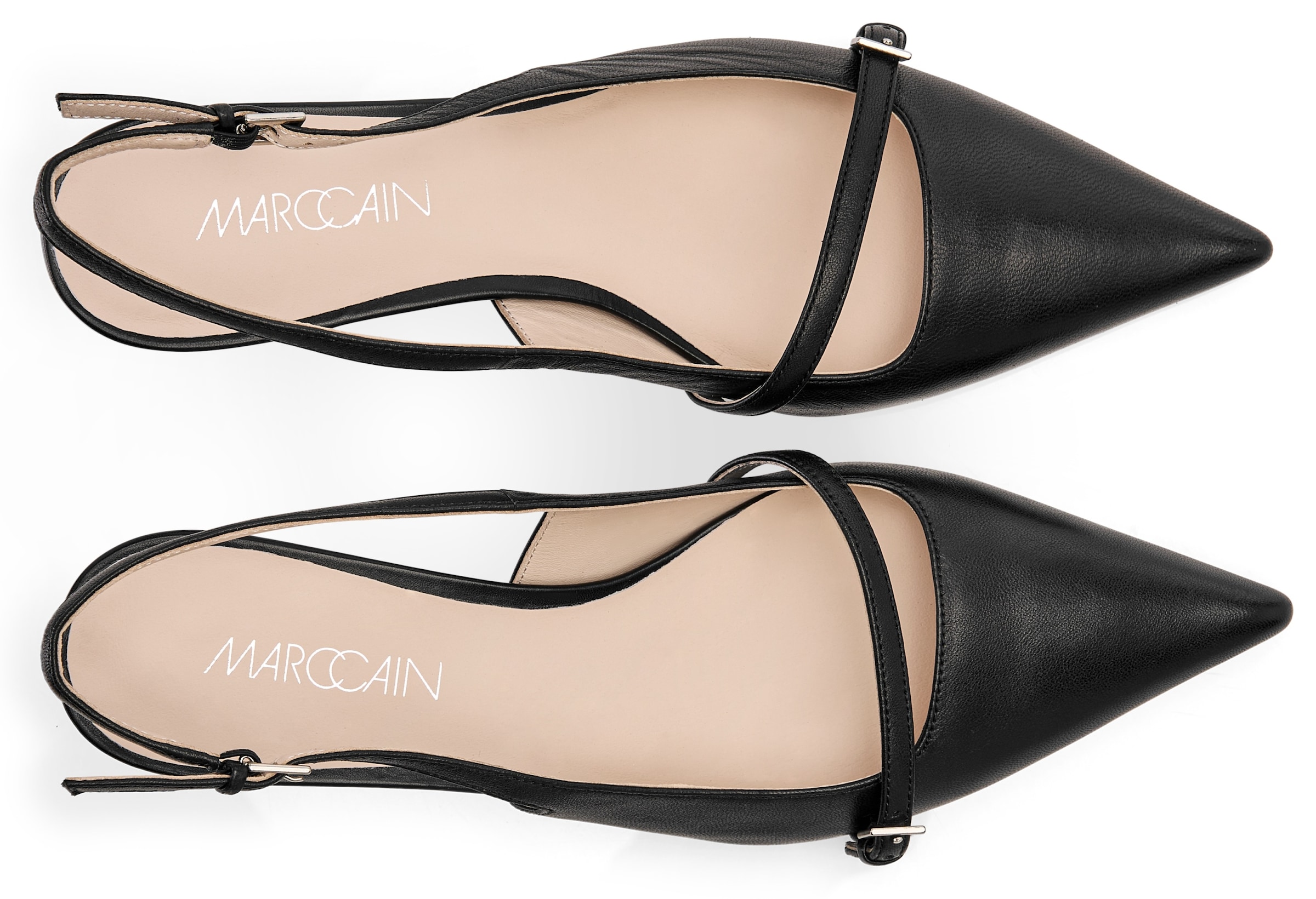 Marc Cain Slingpumps, Flats, Sling, Ballerina in spitzer Form