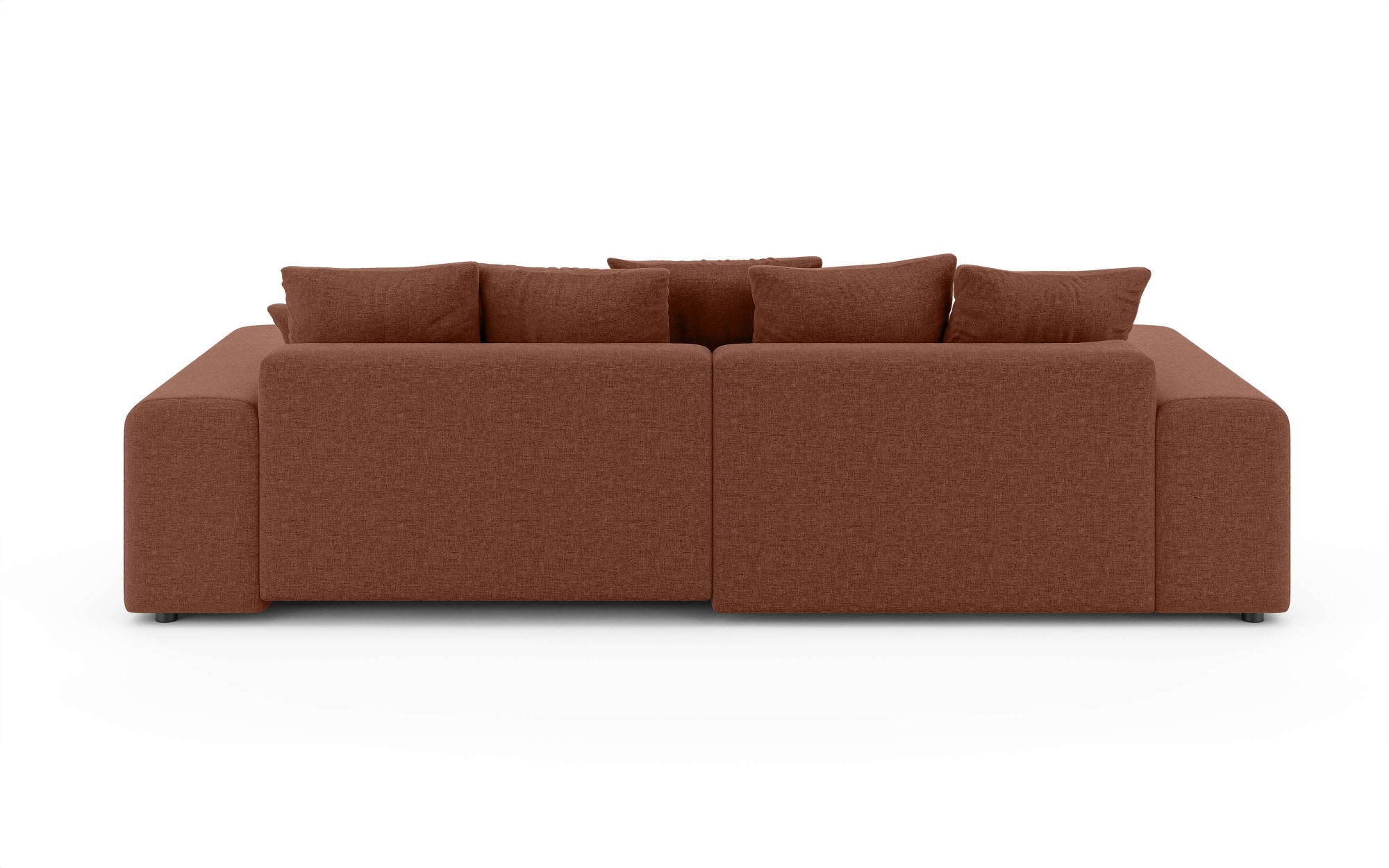 Home affaire Ecksofa »LAKESIDE mit Bettfunktion und Bettkasten, B/T/H 257/166/84 cm«, L-Form, Recamiere beidseitig montierbar, Wellenunterfederung