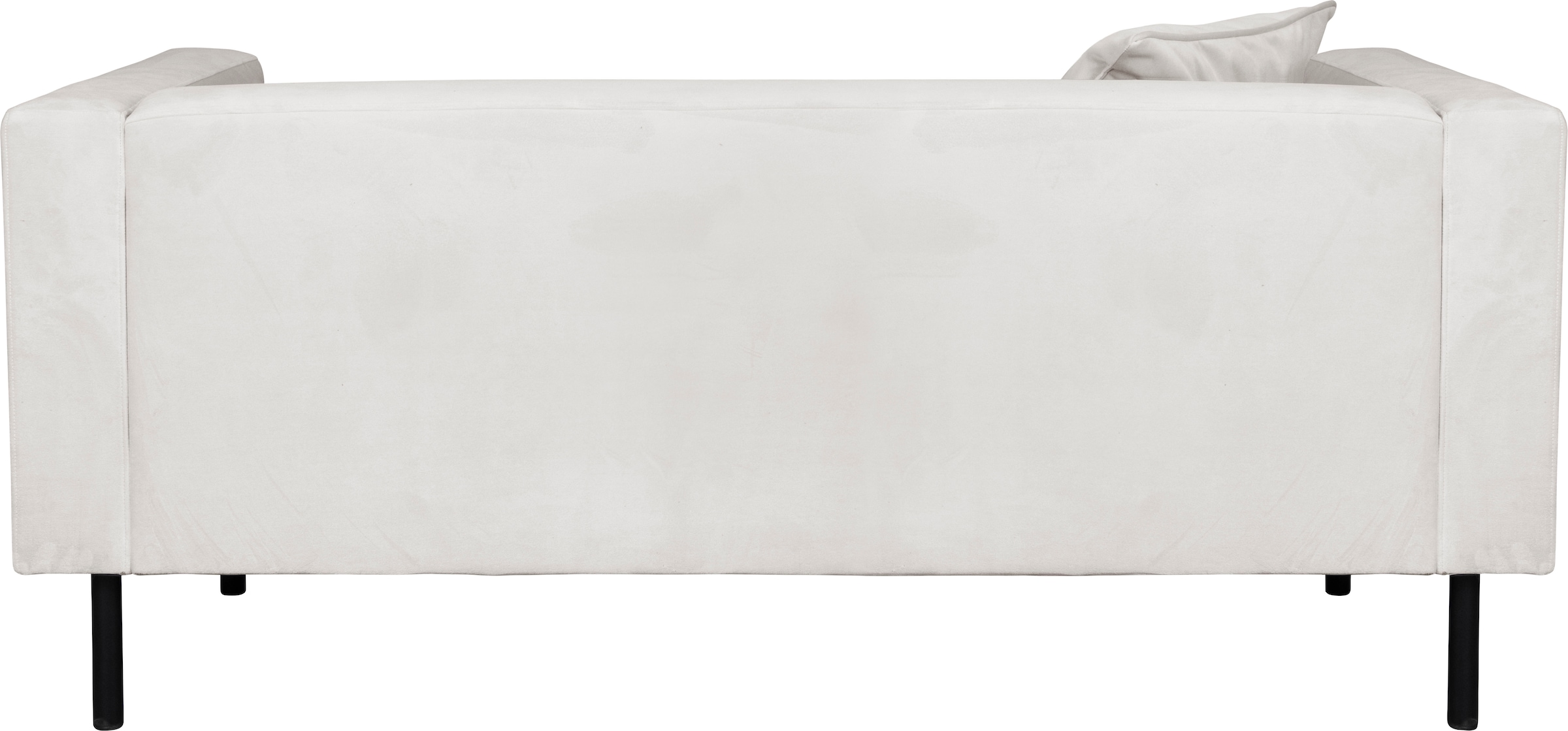 Home affaire 2-Sitzer »Lillibeth Designsofa mit Wellenunterfederung, Maße B/T/H: 155/74/83 cm«, Zierkissen als Wendekissen, in Samtoptik oder Cord