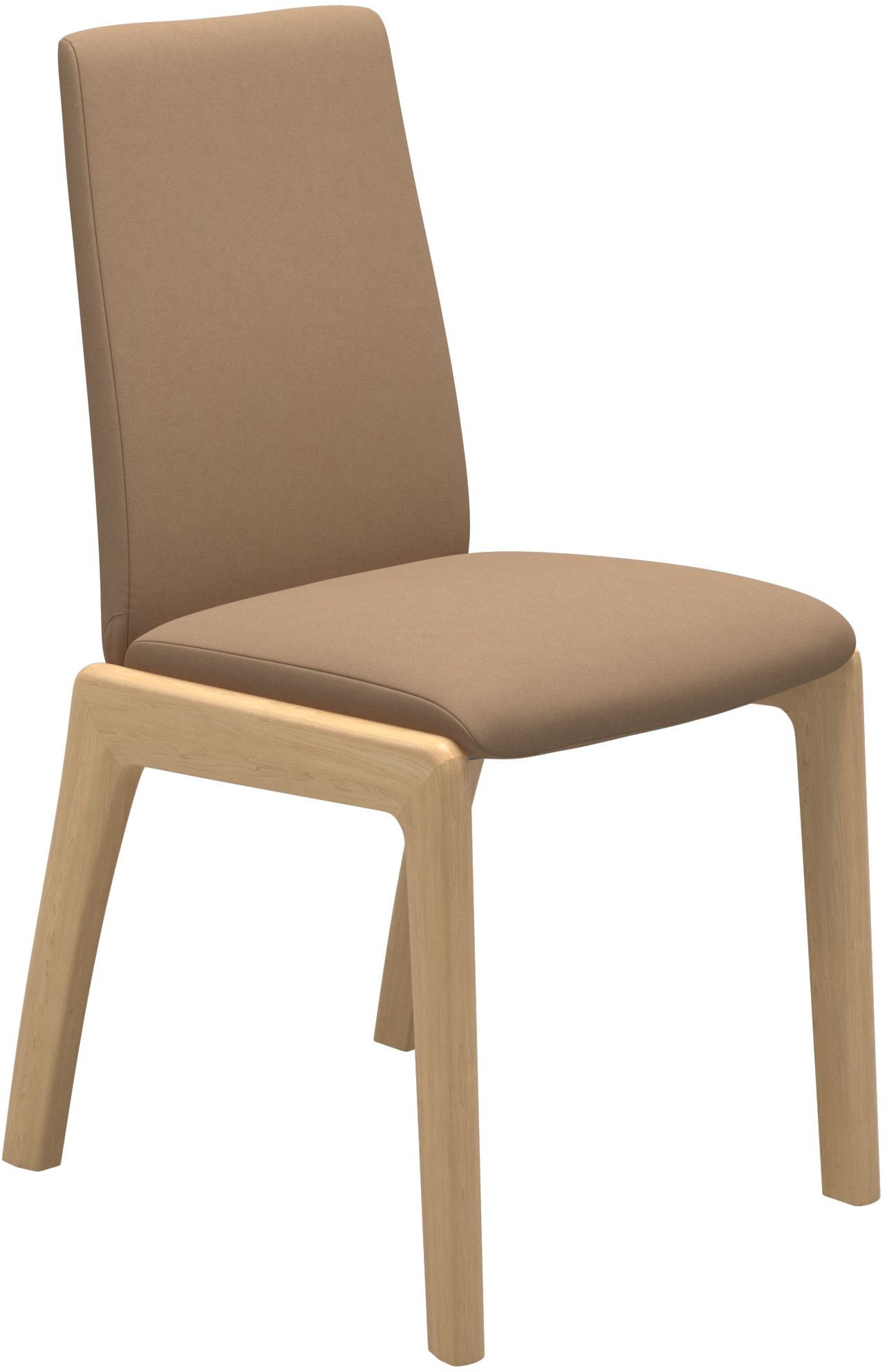 Stressless® Polsterstuhl »Laurel«, Microfaser DINAMICA, Low Back, Größe M, mit abgerundeten Beinen in Eiche natur