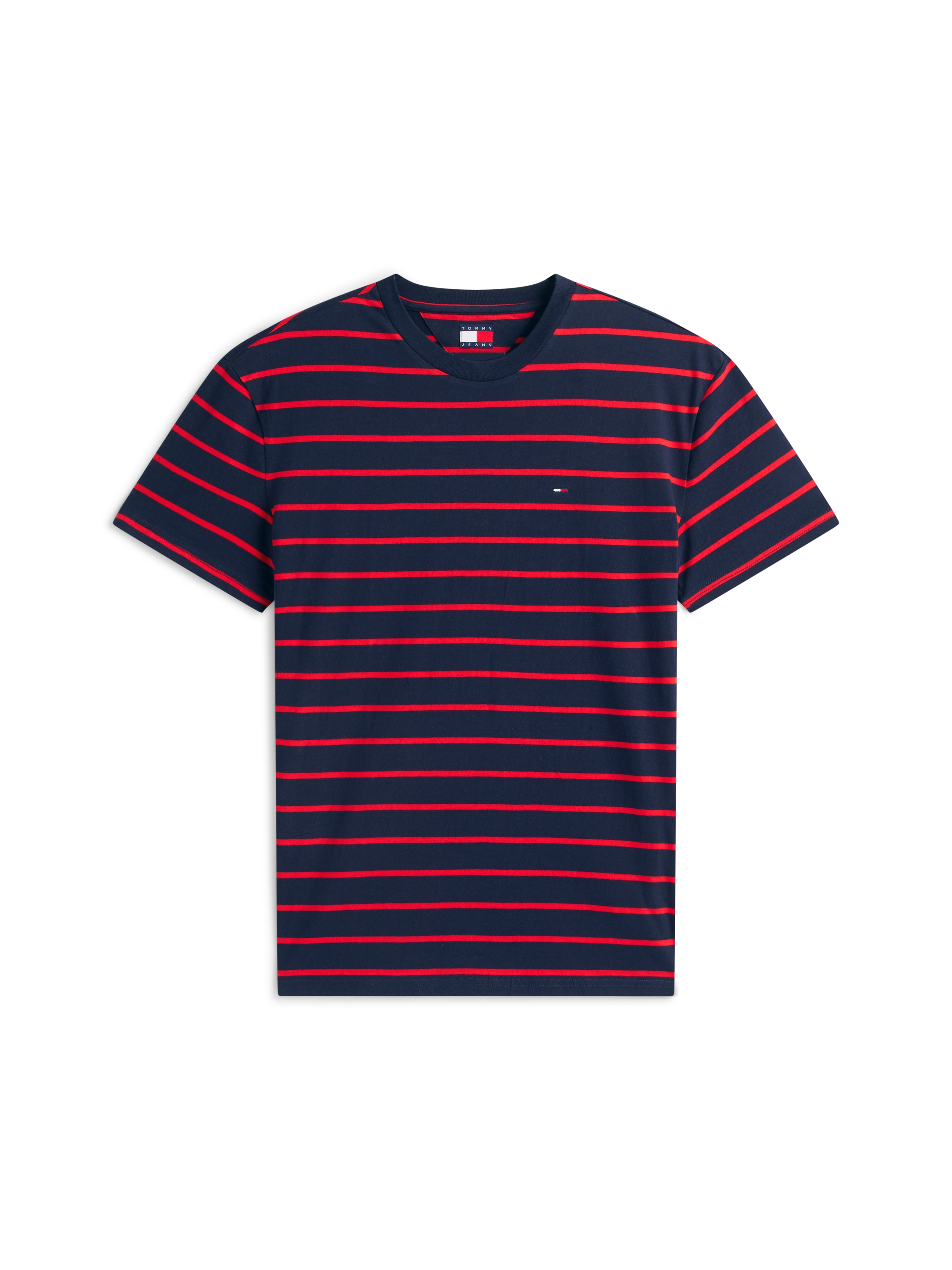 Tommy Jeans T-Shirt »TJM REGULAR STRIPE« Regular fit mit Rundhalsausschnitt