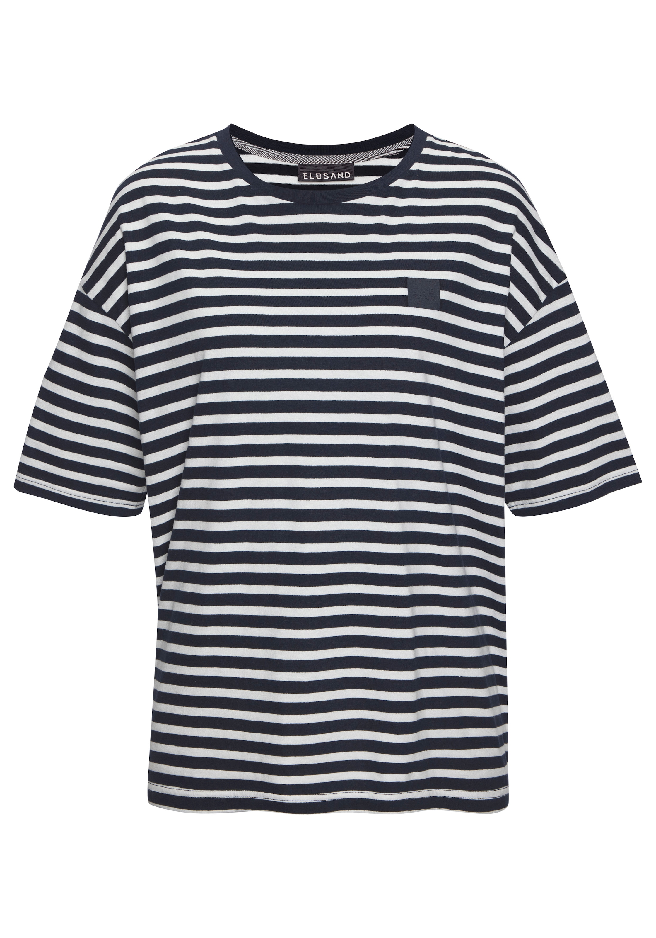 Elbsand T-Shirt »Kia« mit halblangen Ärmeln uns Streifenoptik