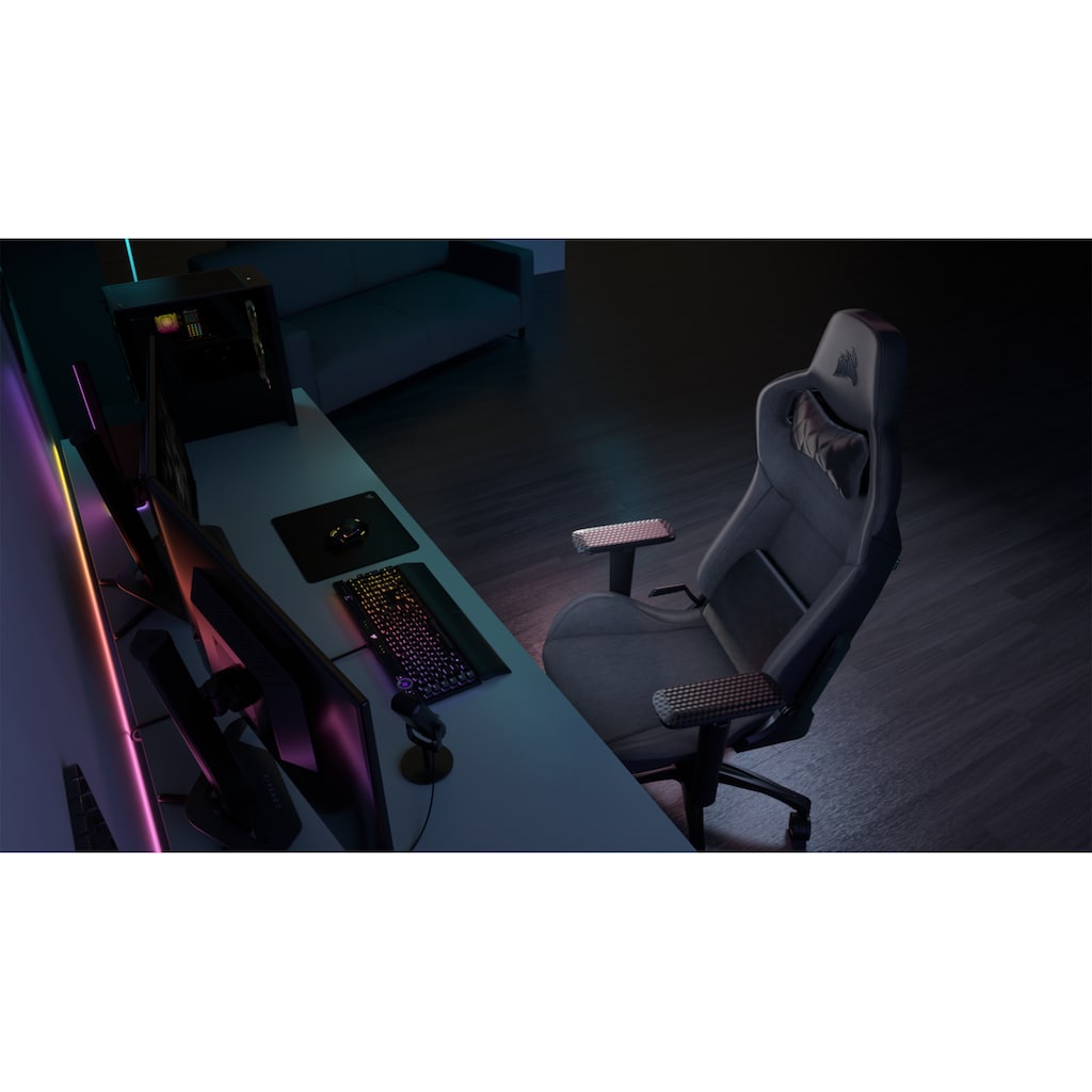 Corsair Gaming Chair »T3 Rush (2023) - Charcoal«