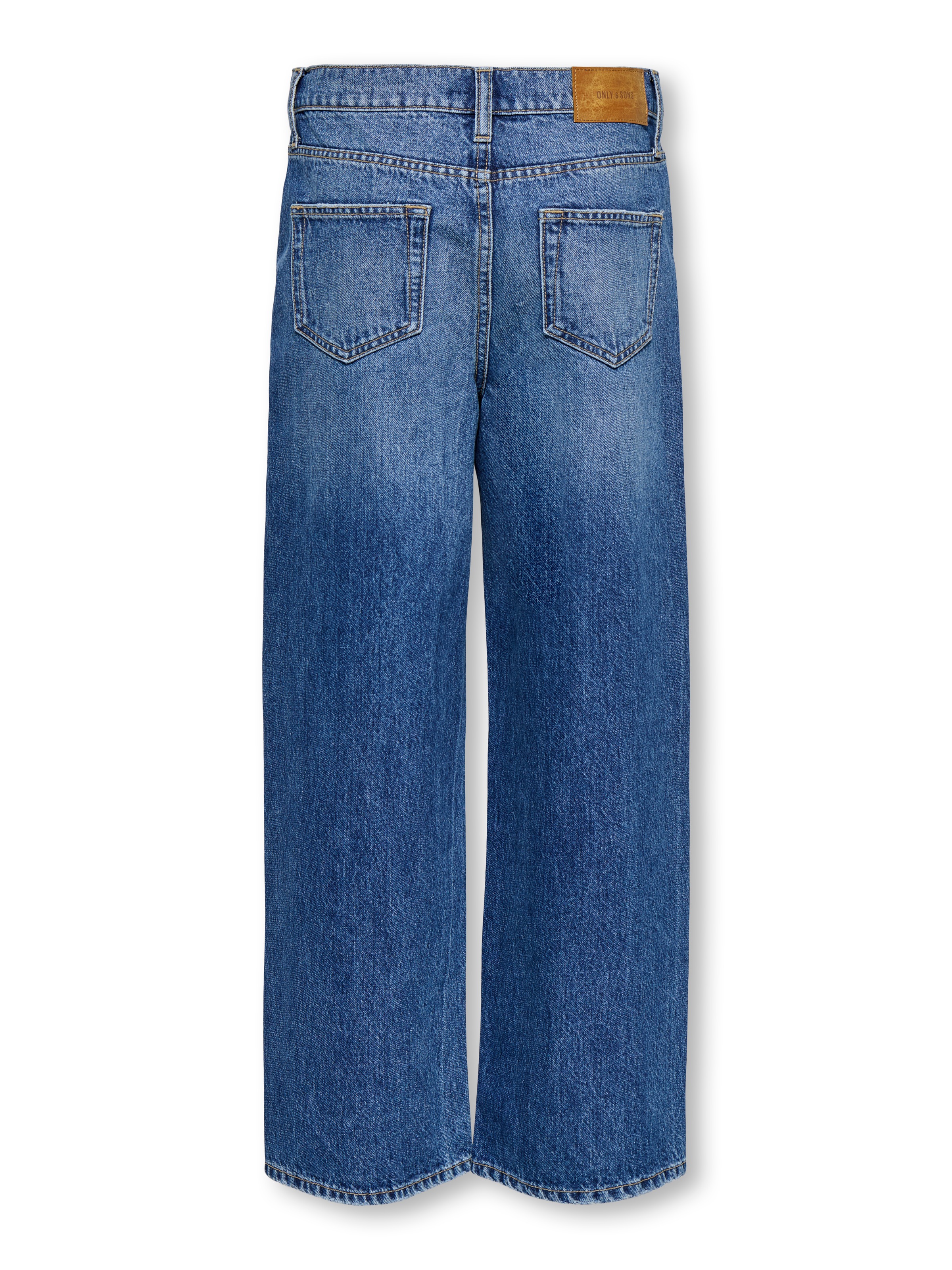 ONLY & SONS junior Weite Jeans »OSJREMI WIDE DB 8782 AZG DNM NOOS« Baumwolle, wide fit