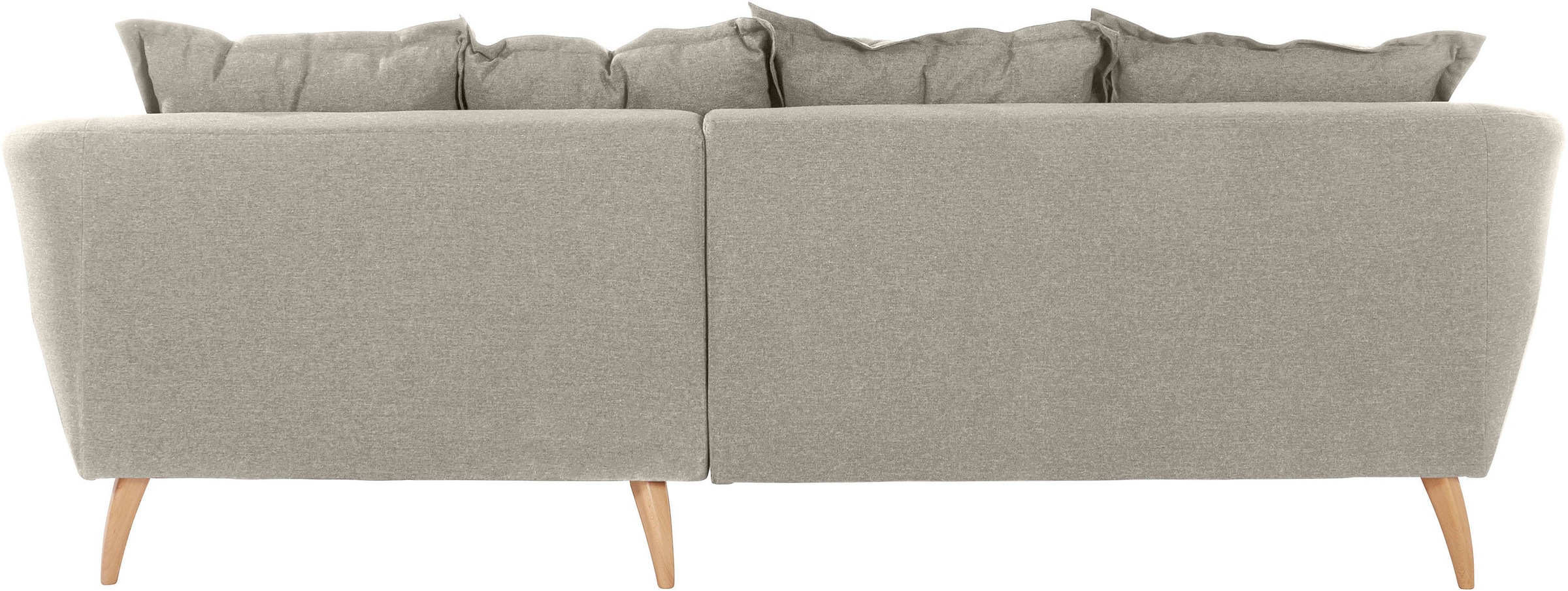 Home affaire Ecksofa »Baggio formschöne Polsterecke, bequem, Breite 277cm, L-Form«, Zierkissen inklusive