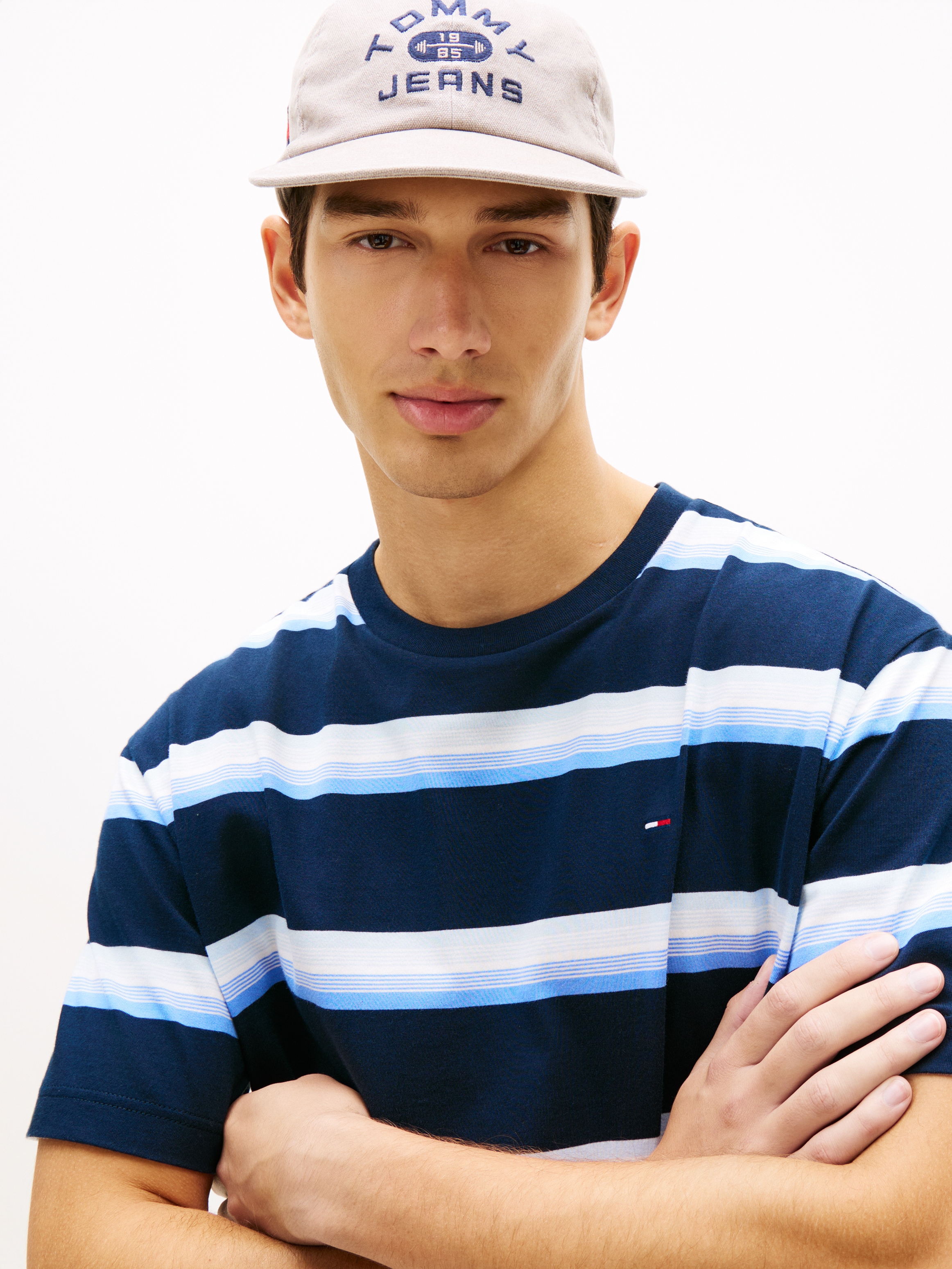 Tommy Jeans T-Shirt »RELAXED STRIPE« Relaxed fit mit Streifenmuster