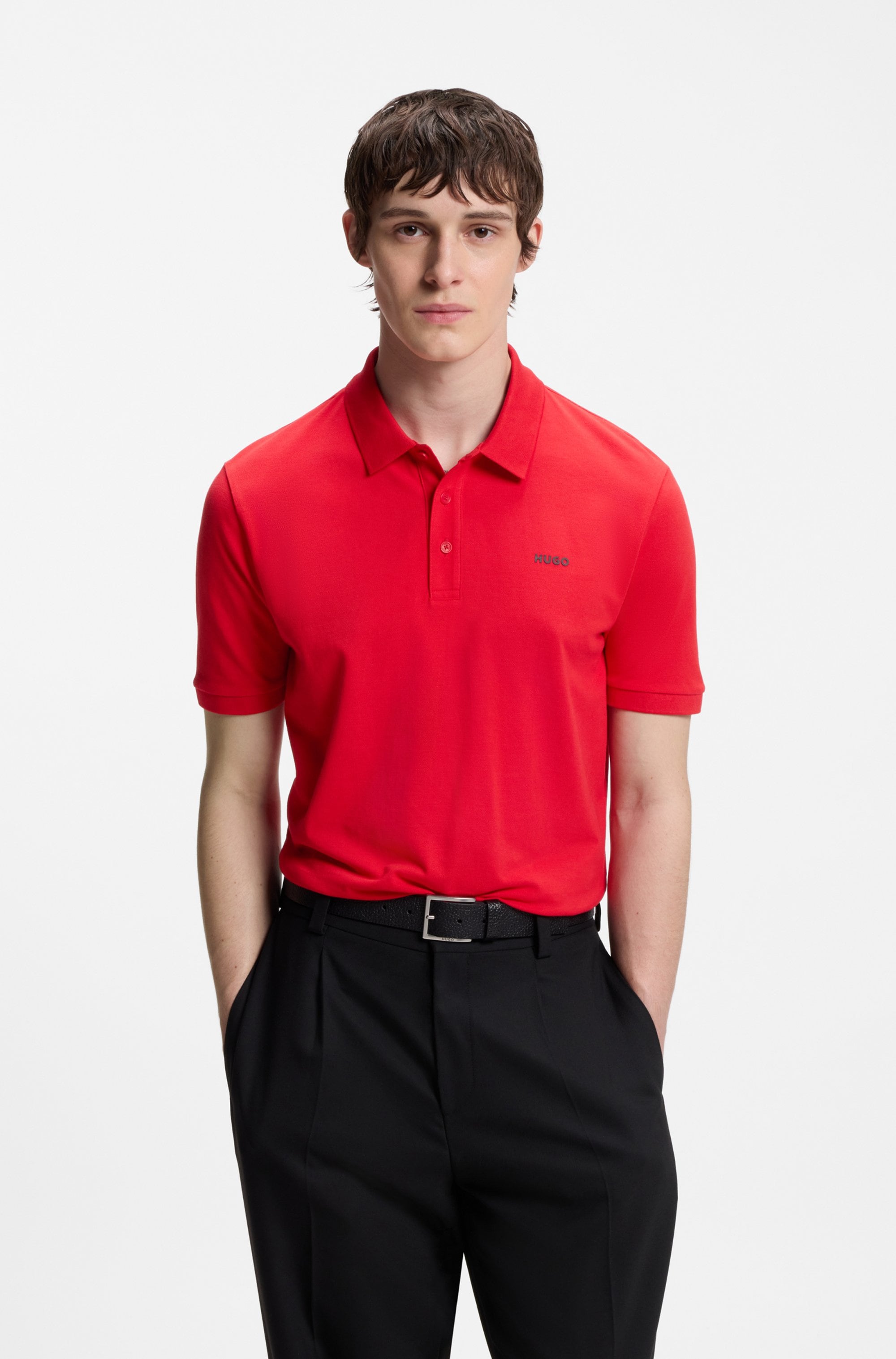 HUGO Poloshirt »Donos« Regular Fit, Baumwoll-Piqué