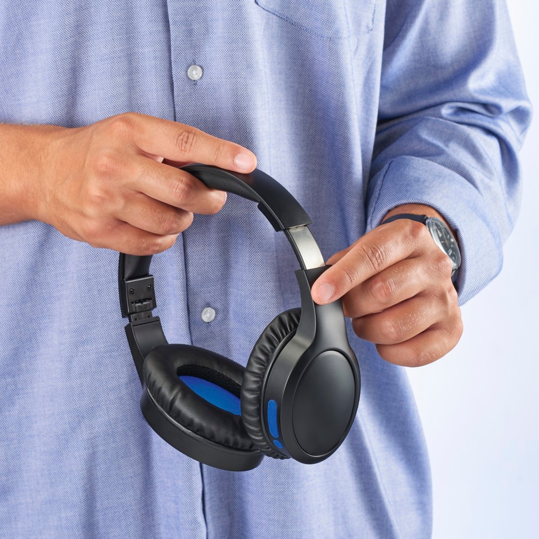 Active A2DP Bluetooth-Kopfhörer integriertes Over-Ear, »Bluetooth®Kopfhörer kabellos, Aktive Bluetooth-AVRCP Cancelling Assistant, und jetzt Siri faltbar Hama Mikrofon«, OTTO Noise (ANC)-Geräuschisolierung, Bluetooth-HFP, im Geräuschreduzierung, Google