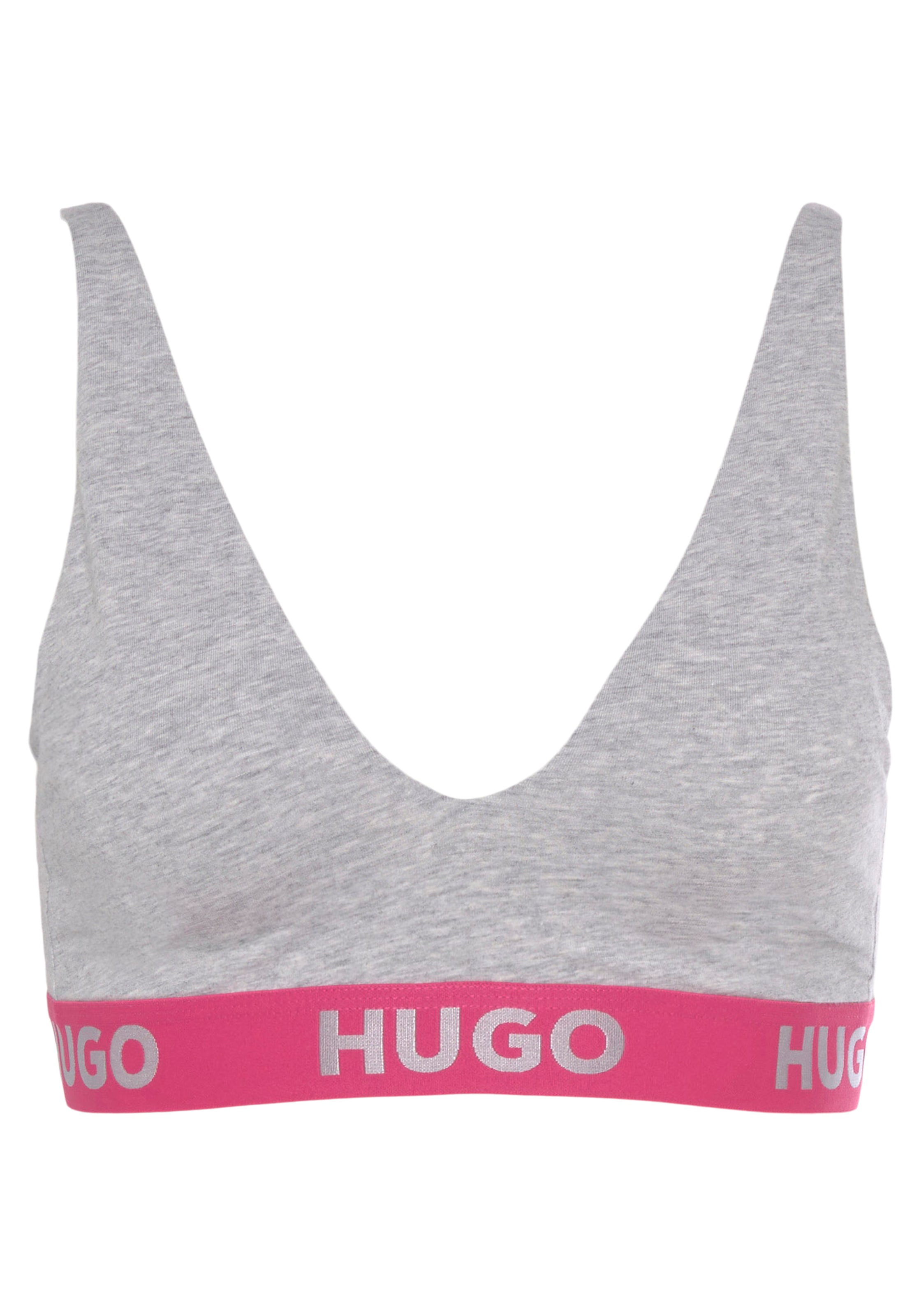 HUGO Underwear Triangel-BH »TRIANGLE PADD.SPORTY«, mit Logobündchen