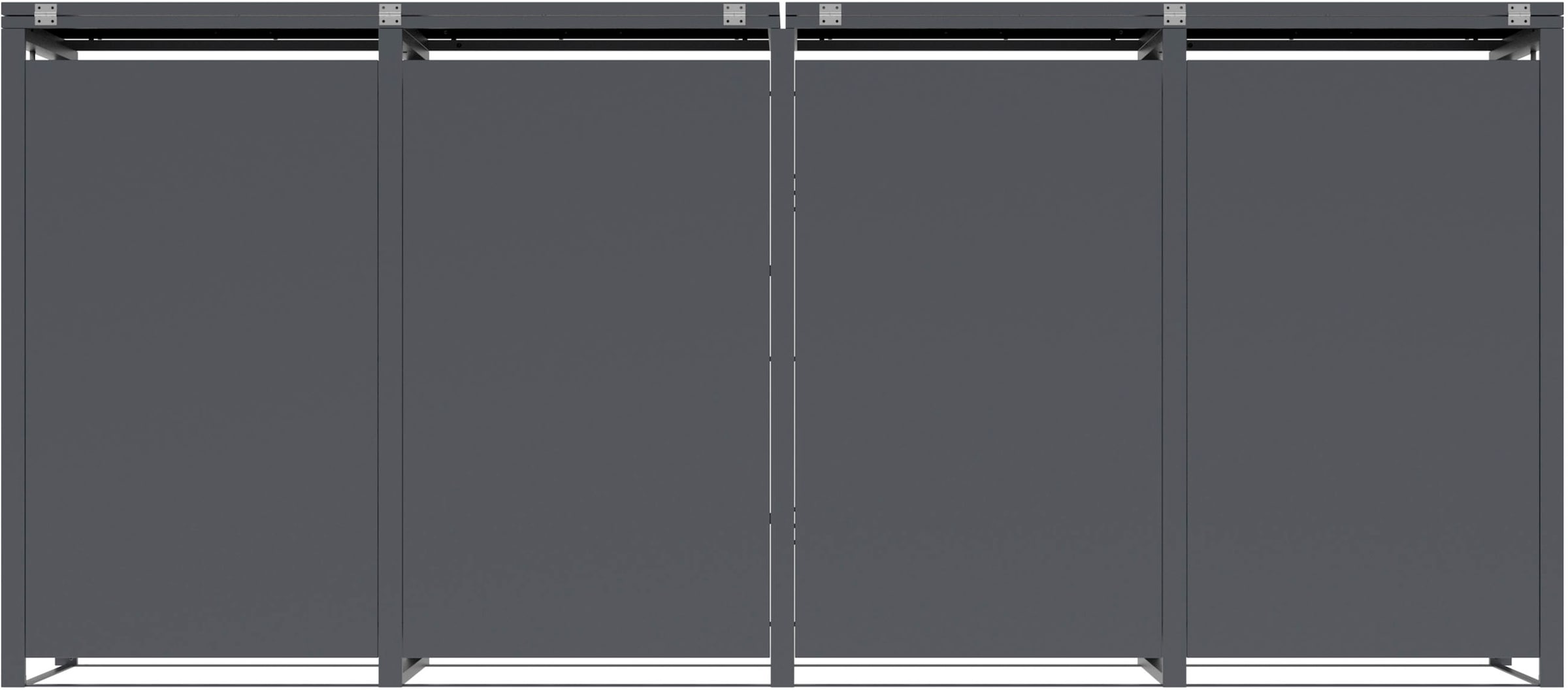 WESTMANN Mülltonnenbox »Varius 4« BxTxH: 265x80x116 cm, für 4x240 L Mülltonnen