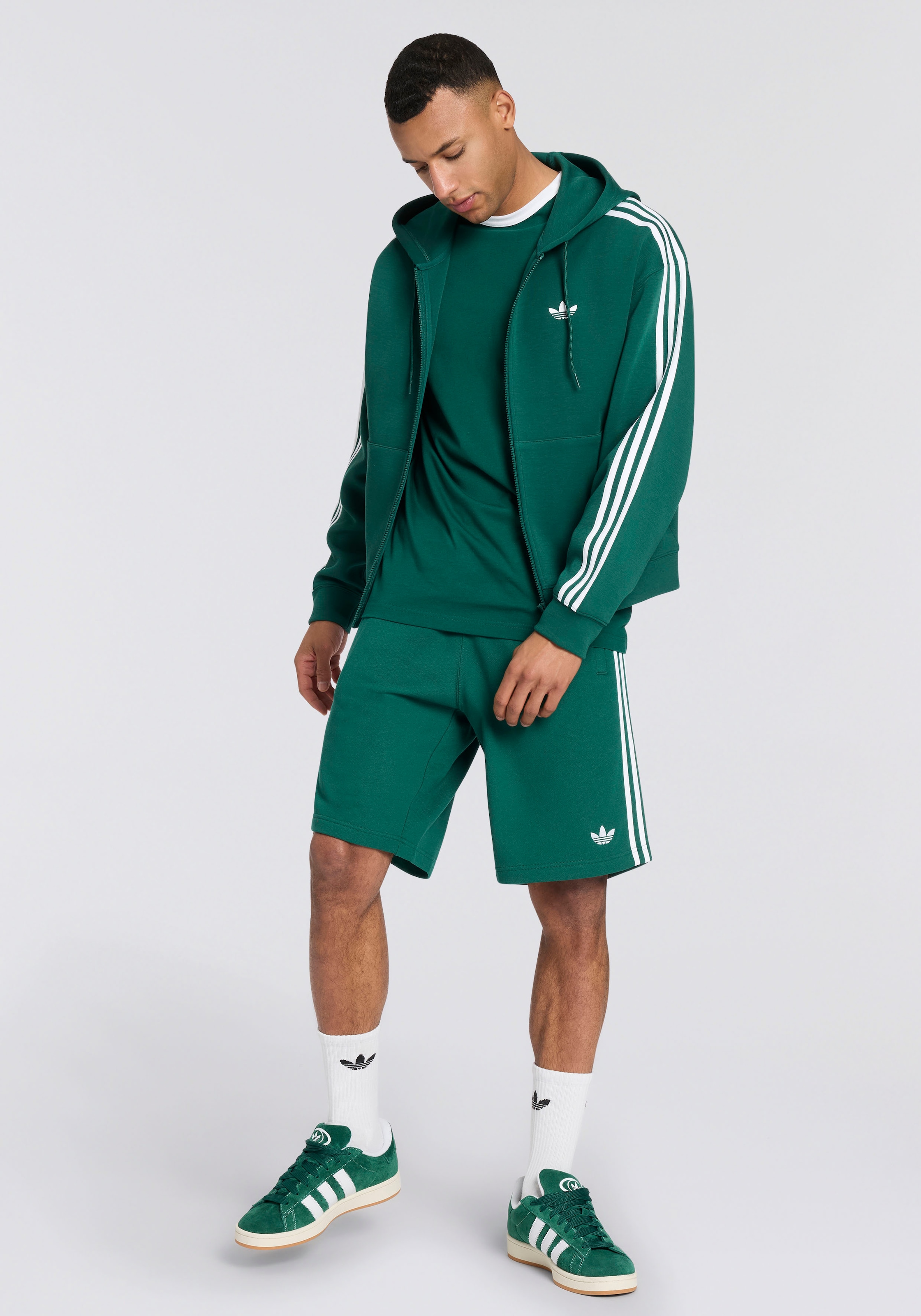 adidas Originals Kapuzensweatshirt »ADIDAS ADICOLOR SPACER OVERSIZED«, mit Reißverschluss, lockere Oversize-Passform
