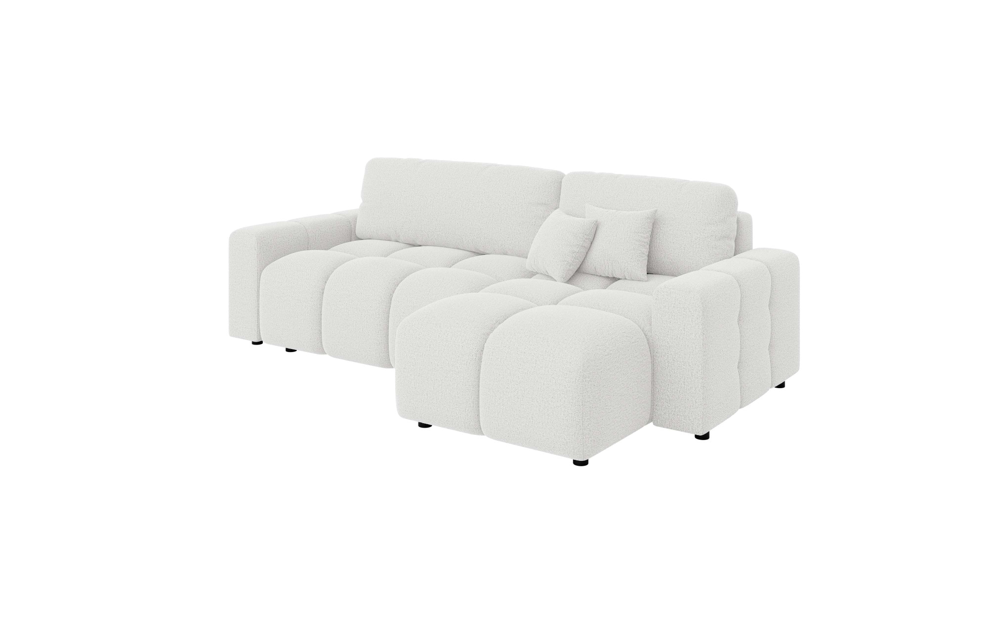 INOSIGN Ecksofa »FELICI, Schlafsofa 233cm, L-Form mit Recamiere beidseitig montierbar« Designsofa mit Bettfunktion und Bettkasten, Maße B/T/H: 233/142/88 cm