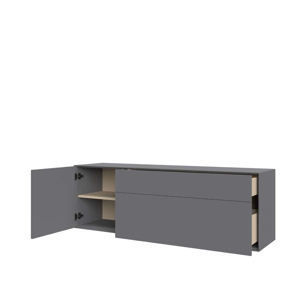 LeGer Home by Lena Gercke Lowboard »Essentials, TV-Board, TV-Kommode, TV-Schrank,  TV-Möbel« Breite: 166 cm, UV lackiert, Push-to-open-Funktion