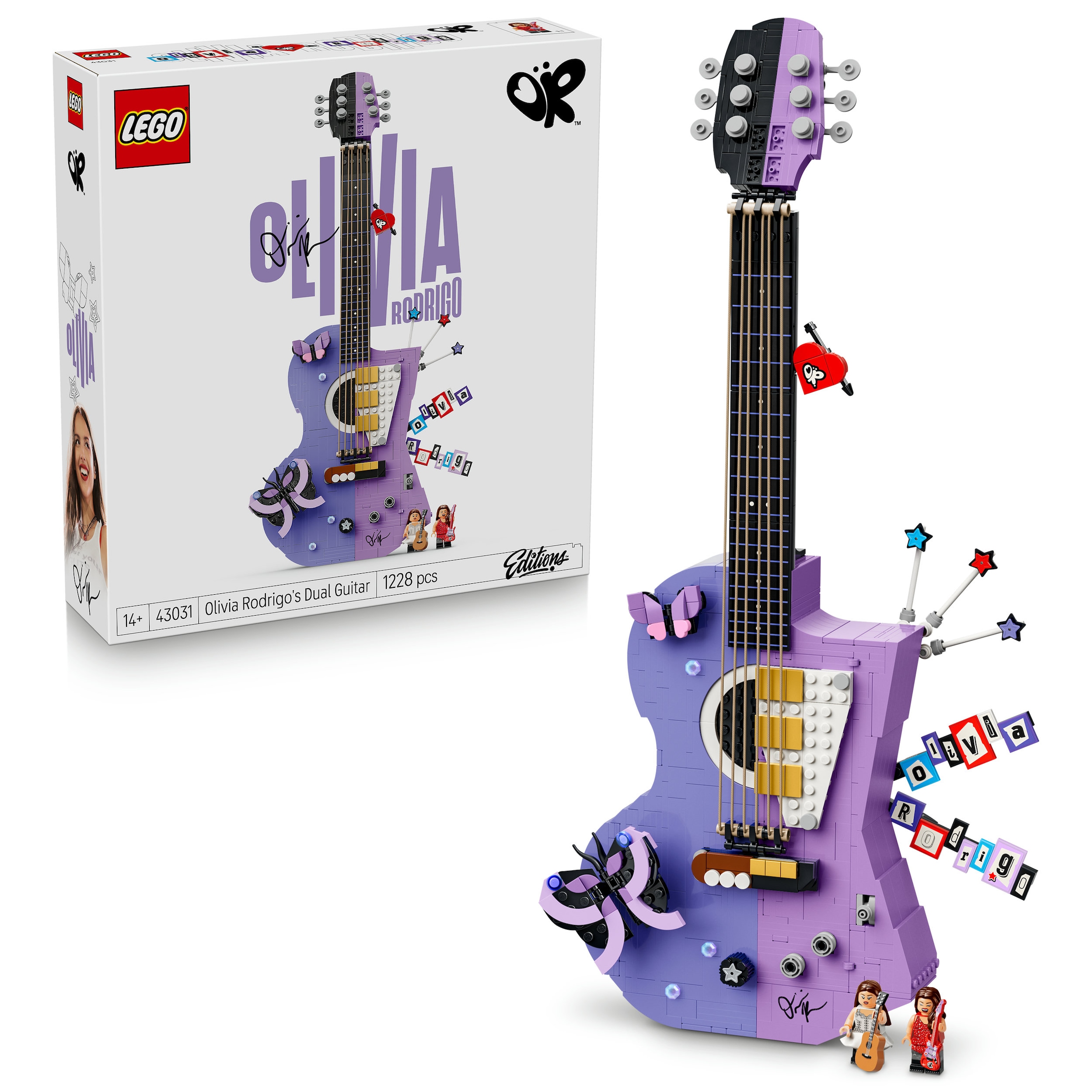 LEGO® Konstruktionsspielsteine »Olivia Rodrigos Gitarre (43031), LEGO Editions Music« Made in Europe