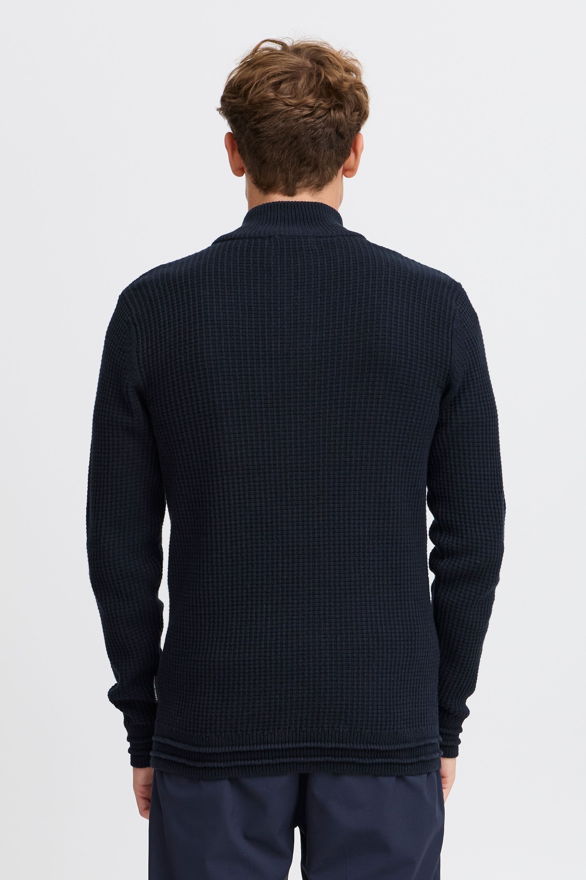Casual Friday Troyer »Troyer CFKARL halfzip structured knit«