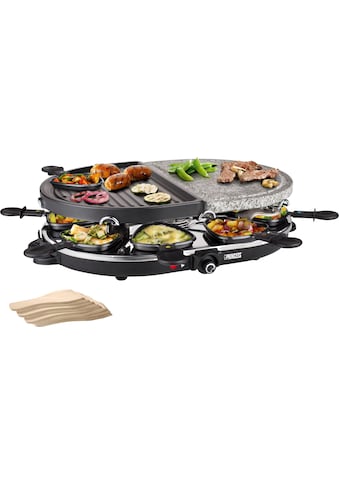 PRINCESS Raclette »8 Oval Stone & Grill Party - 162710«, 8 St. Raclettepfännchen, 1200 W kaufen
