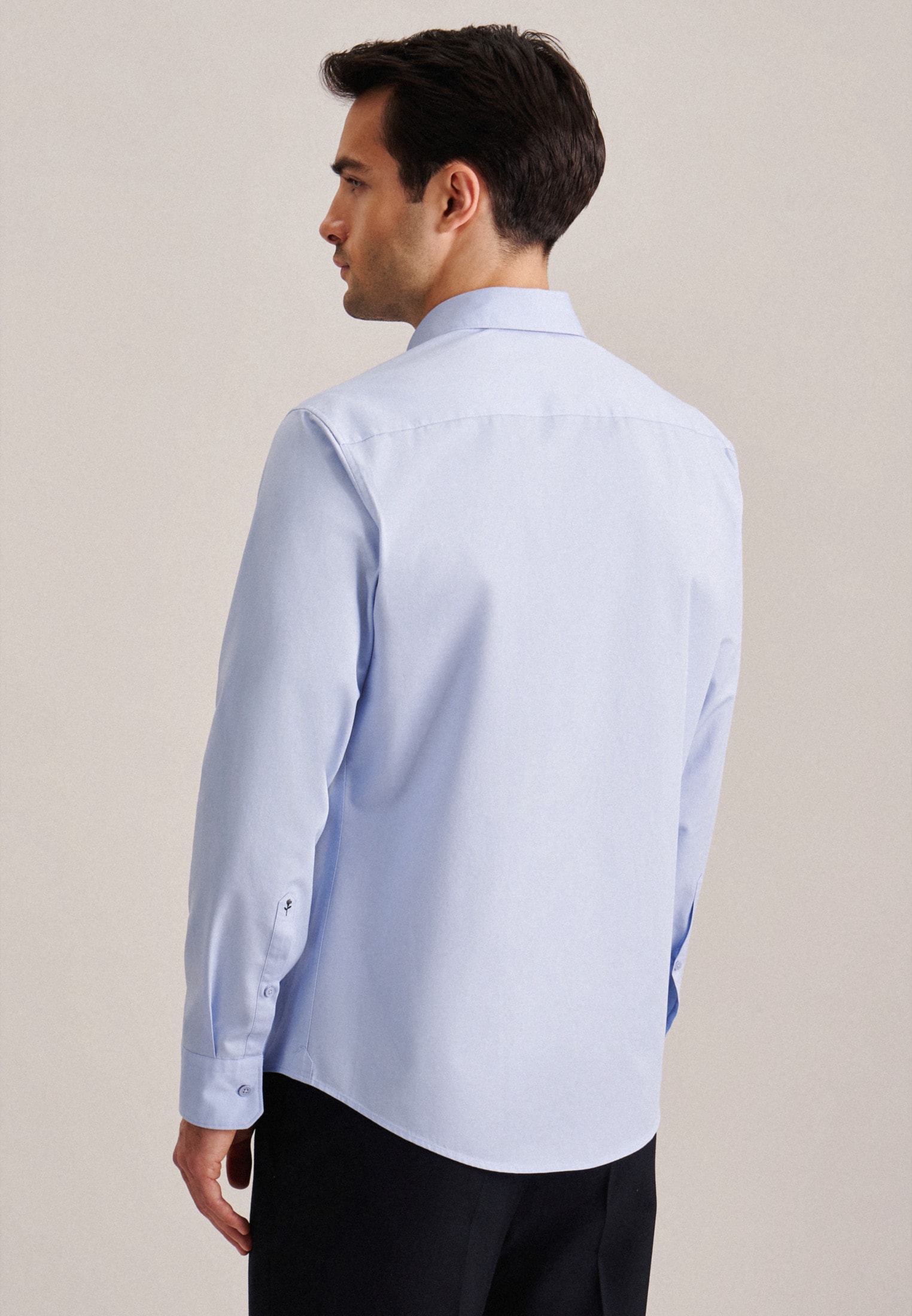 seidensticker Businesshemd »Schwarze Rose«, Regular Langarm Button-Down-Kragen Uni