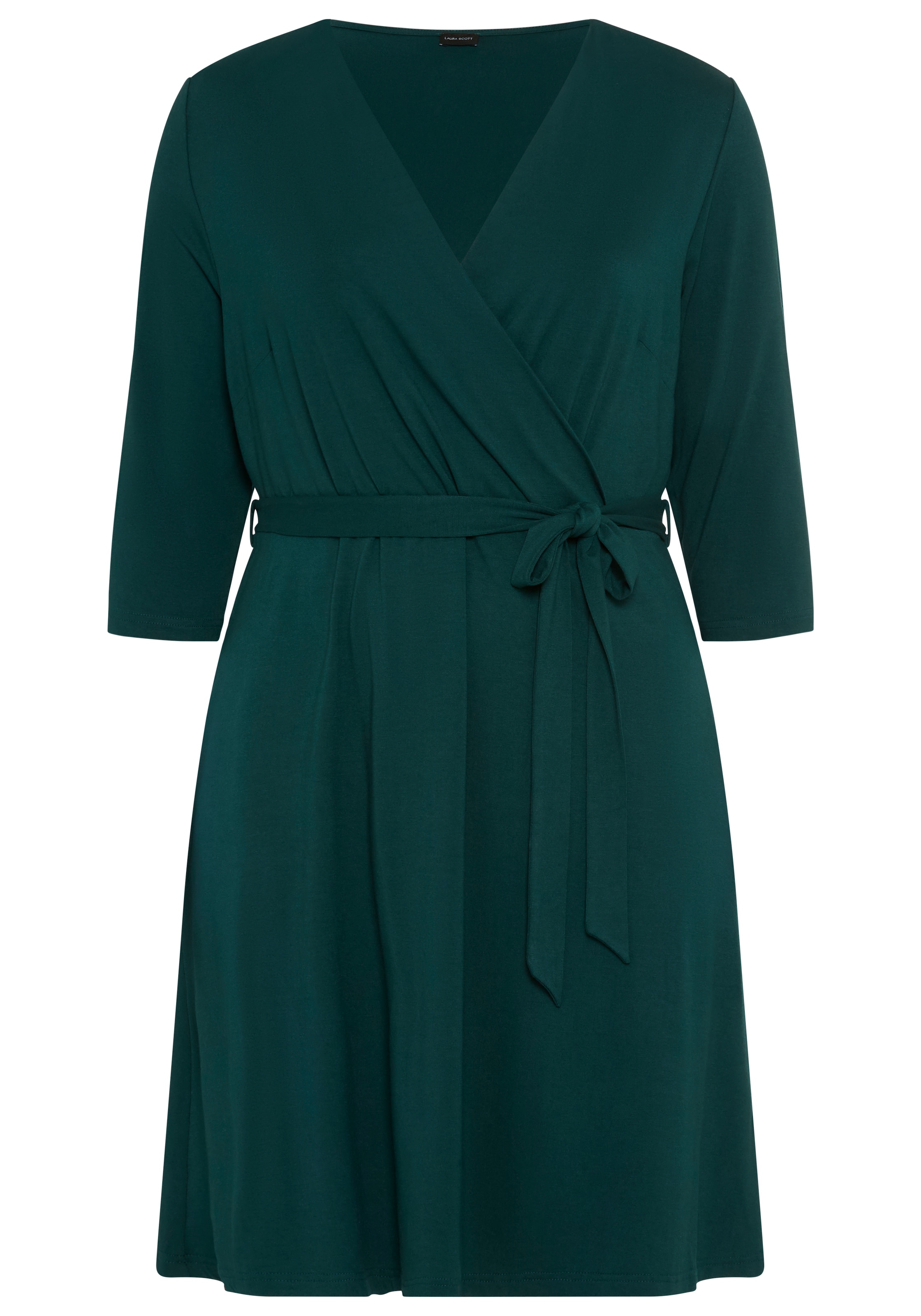 Laura Scott CURVE Jerseykleid »Große Größen« in großen Größen, mit Wickeloptik, taillierte Passform