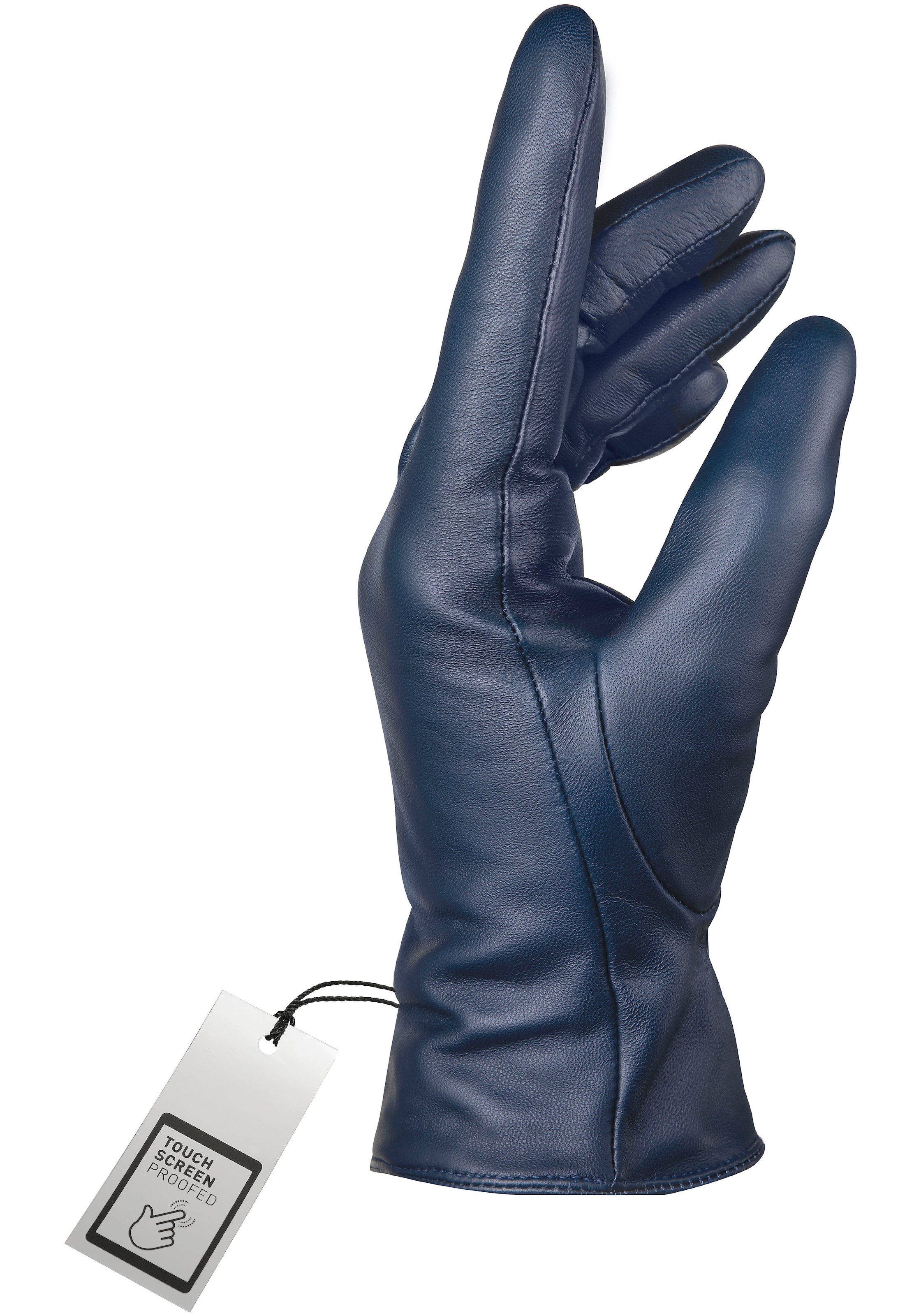 PEARLWOOD Lederhandschuhe »Meg«, - 10 Online mit softes Futter im Touchscreenfähig Shop OTTO bedienbar, Fingern