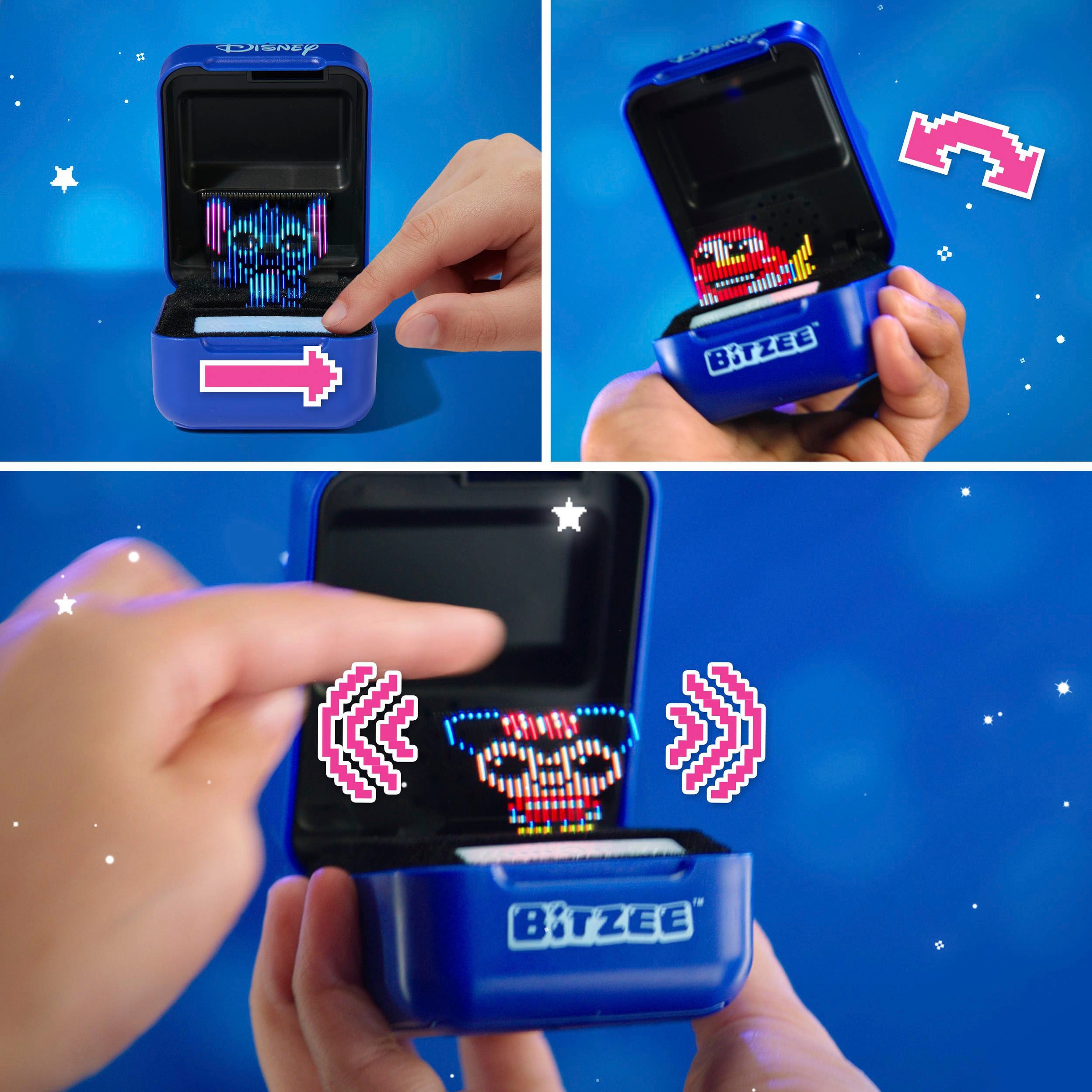 Spin Master Spielfigur »Disney Bitzee - Digitales Interaktives Haustier, blau«