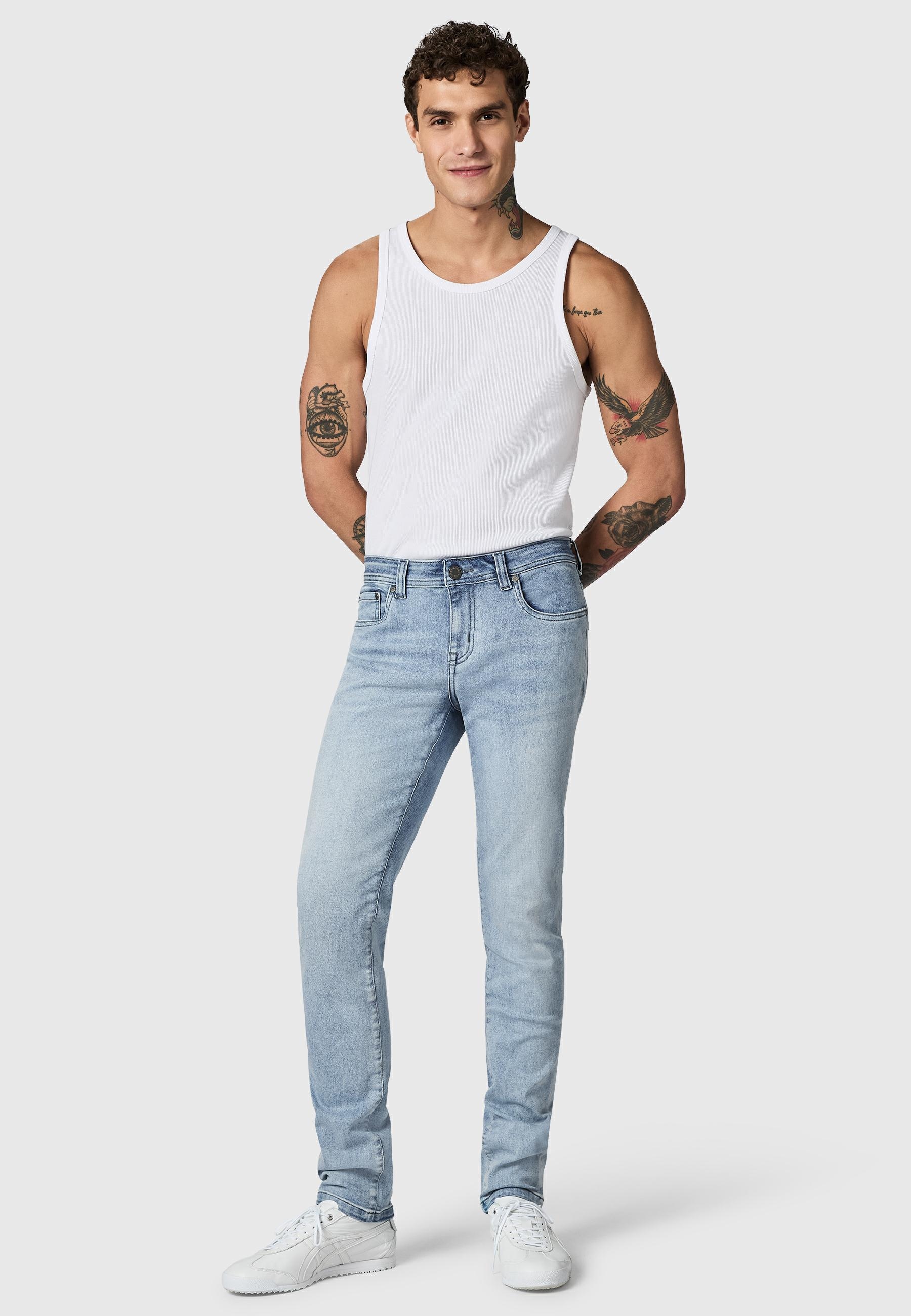 PEAK TIME Slim-fit-Jeans »Slim-fit-Jeans Mailand« Herren Jeans mit super hohem Stretch-Anteil