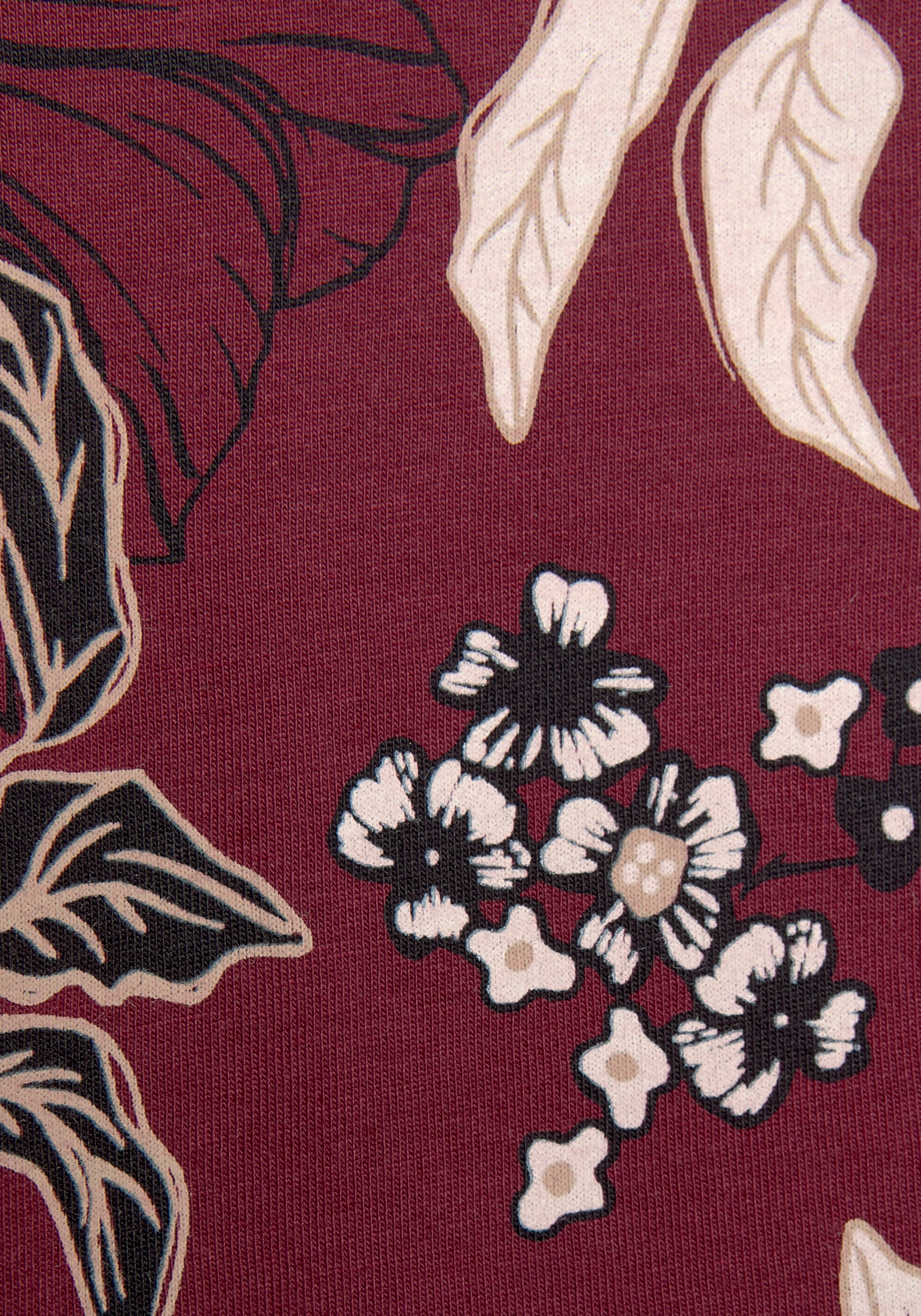 s.Oliver Nachthemd, im Blumen-Dessin mit halbem Ärmel bei OTTO