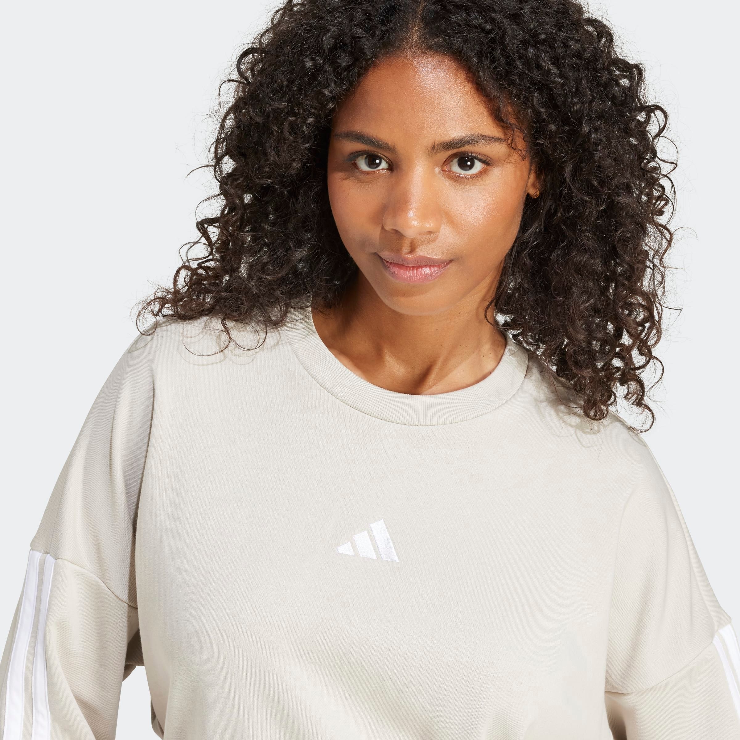 adidas Sportswear Sweatshirt »ESSENTIALS 3-STREIFEN FRENCH TERRY«
