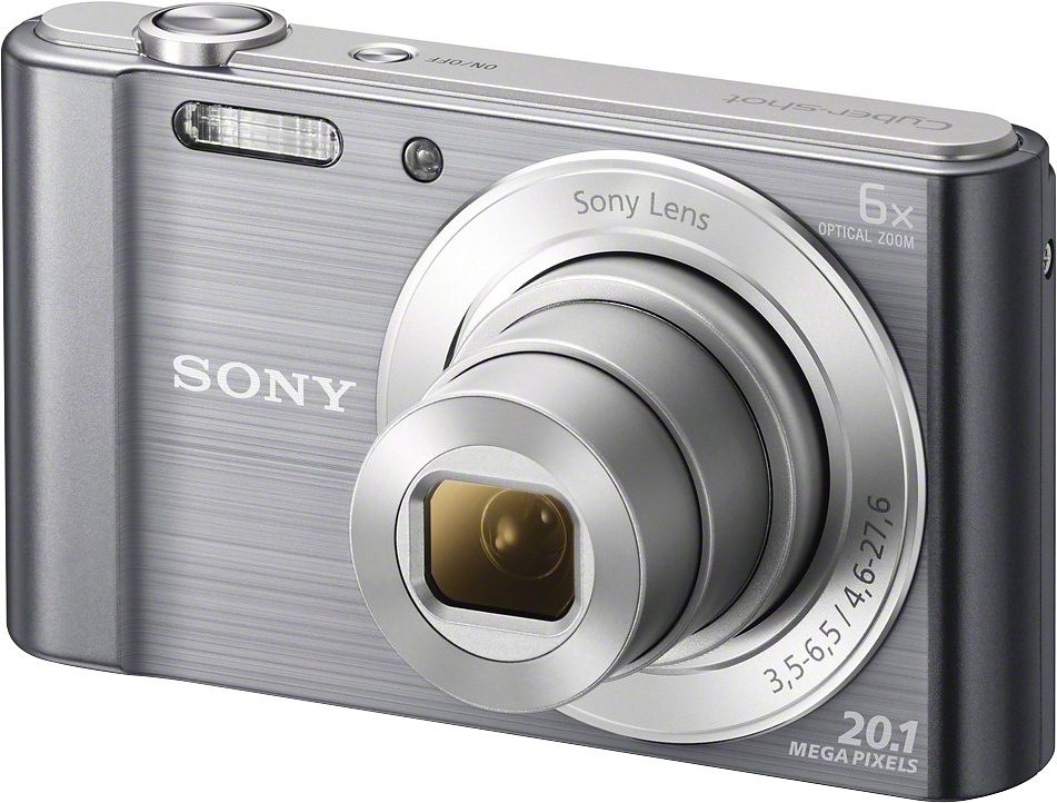 Sony Kompaktkamera »DSC-W810«, 20,1 MP, 6 fachx opt. Zoom, Gesichtserkennungstechnologie für bis zu 8 Gesichter