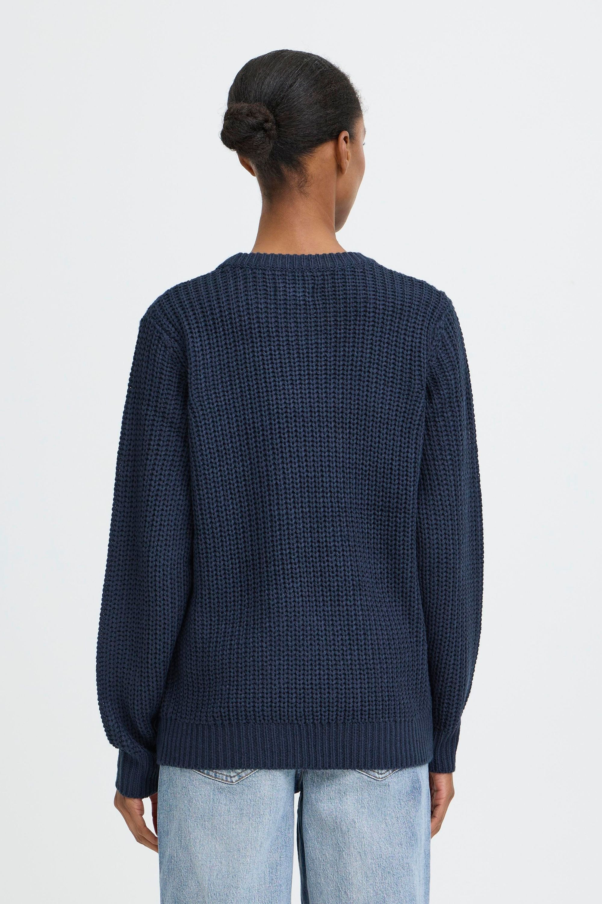 OXMO Strickfleece-Pullover »Strickpullover OXEdna«